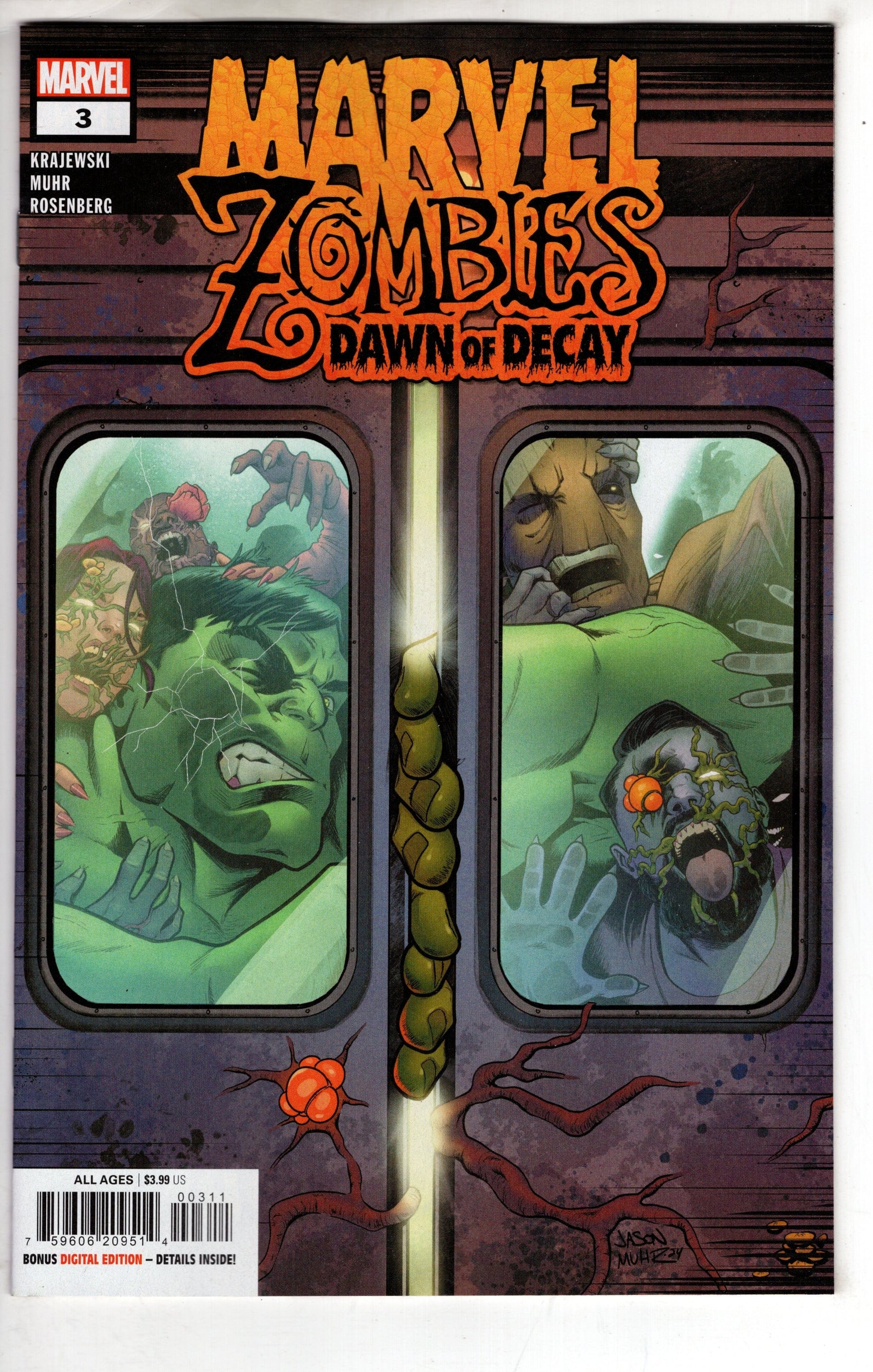 MARVEL PRH COMIC BOOK MARVEL ZOMBIES DAWN OF DECAY #3 (OF 4)