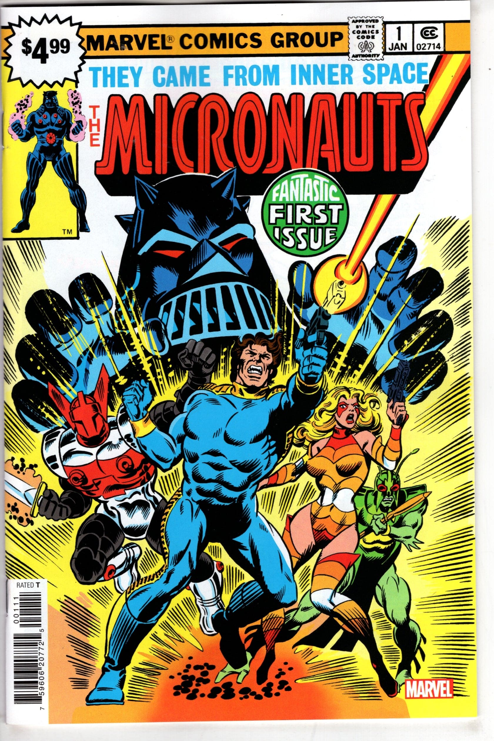 MARVEL PRH COMIC BOOK MICRONAUTS #1 FACSIMILE EDITION