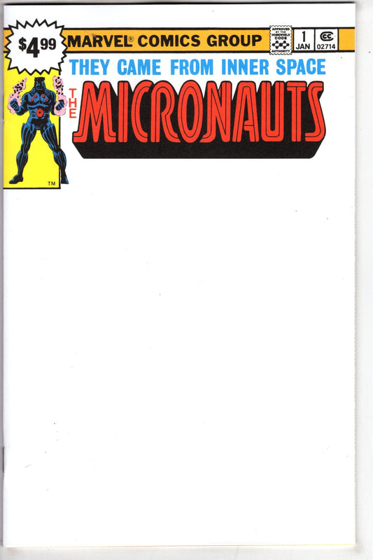 MARVEL PRH COMIC BOOK MICRONAUTS #1 FACSIMILE EDITION BLANK VAR
