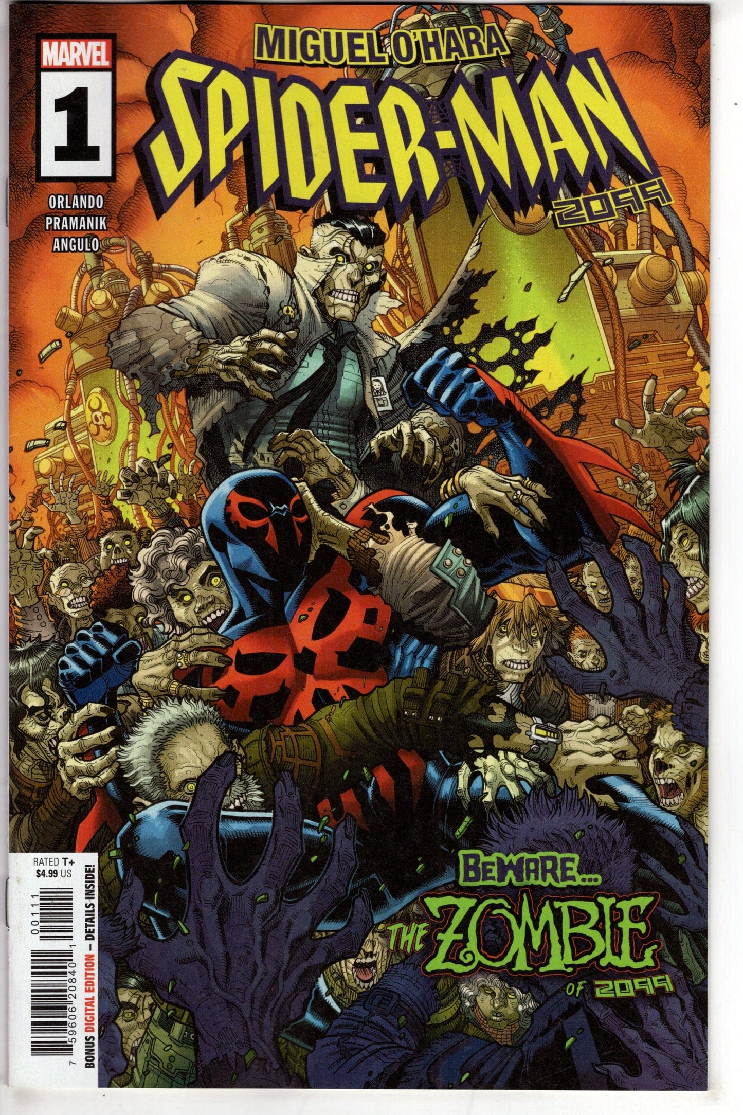MARVEL PRH COMIC BOOK MIGUEL OHARA SPIDER-MAN 2099 #1