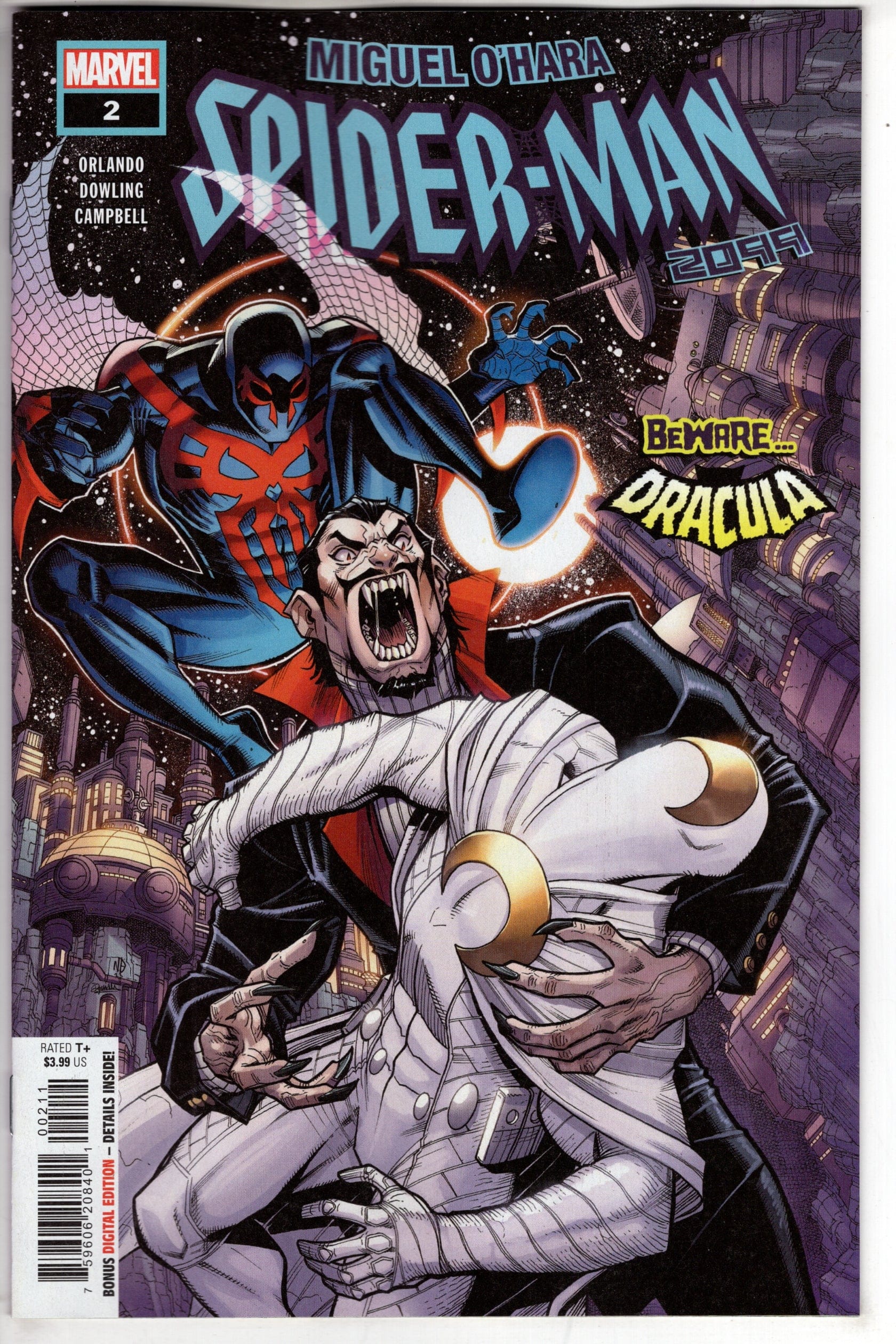 MARVEL PRH COMIC BOOK MIGUEL OHARA SPIDER-MAN 2099 #2