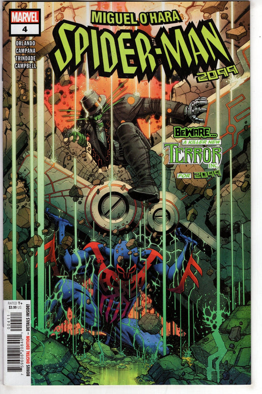 MARVEL PRH COMIC BOOK MIGUEL OHARA SPIDER-MAN 2099 #4