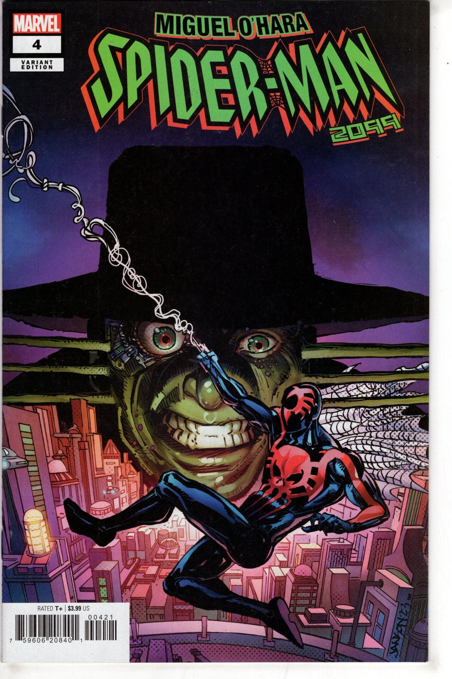 MARVEL PRH COMIC BOOK MIGUEL OHARA SPIDER-MAN 2099 #4 KLAUS JANSON VAR