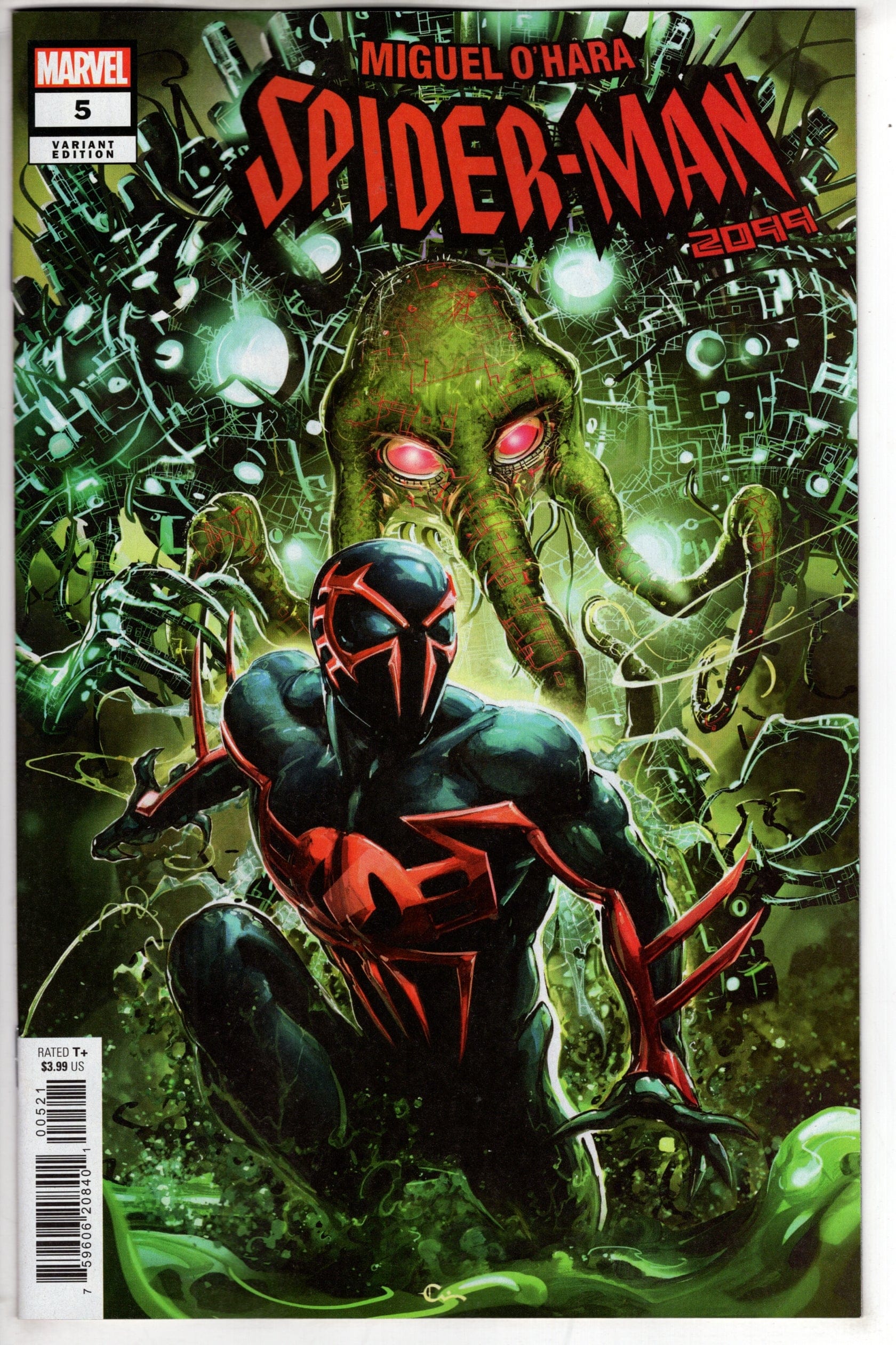 MARVEL PRH COMIC BOOK MIGUEL OHARA SPIDER-MAN 2099 #5 CLAYTON CRAIN VAR