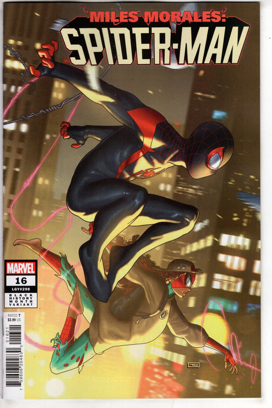 MARVEL PRH COMIC BOOK MILES MORALES SPIDER-MAN #16 CLARKE BLACK HISTORY MONTH VAR