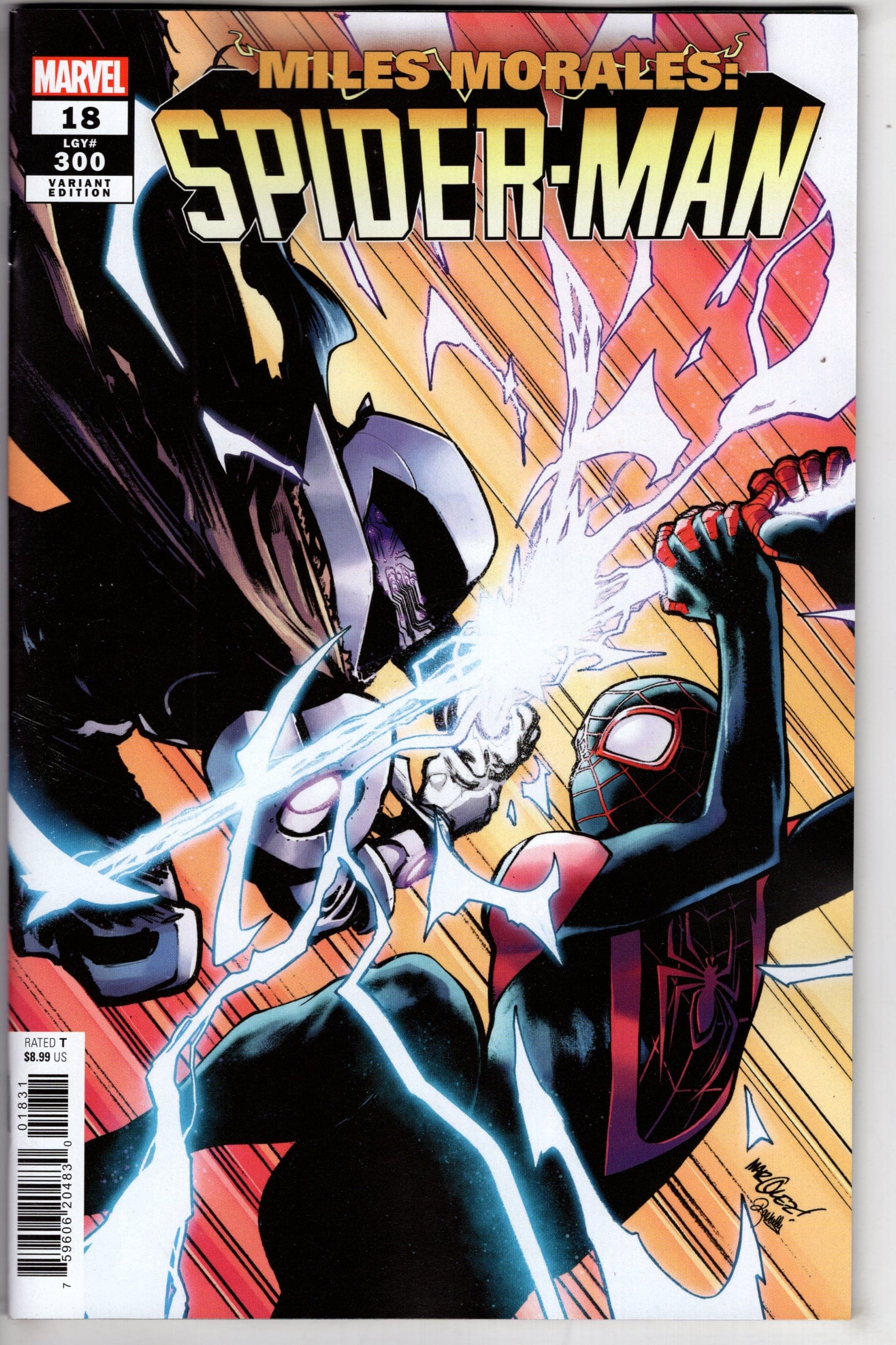 MARVEL PRH COMIC BOOK MILES MORALES SPIDER-MAN #18 DAVID MARQUEZ VAR