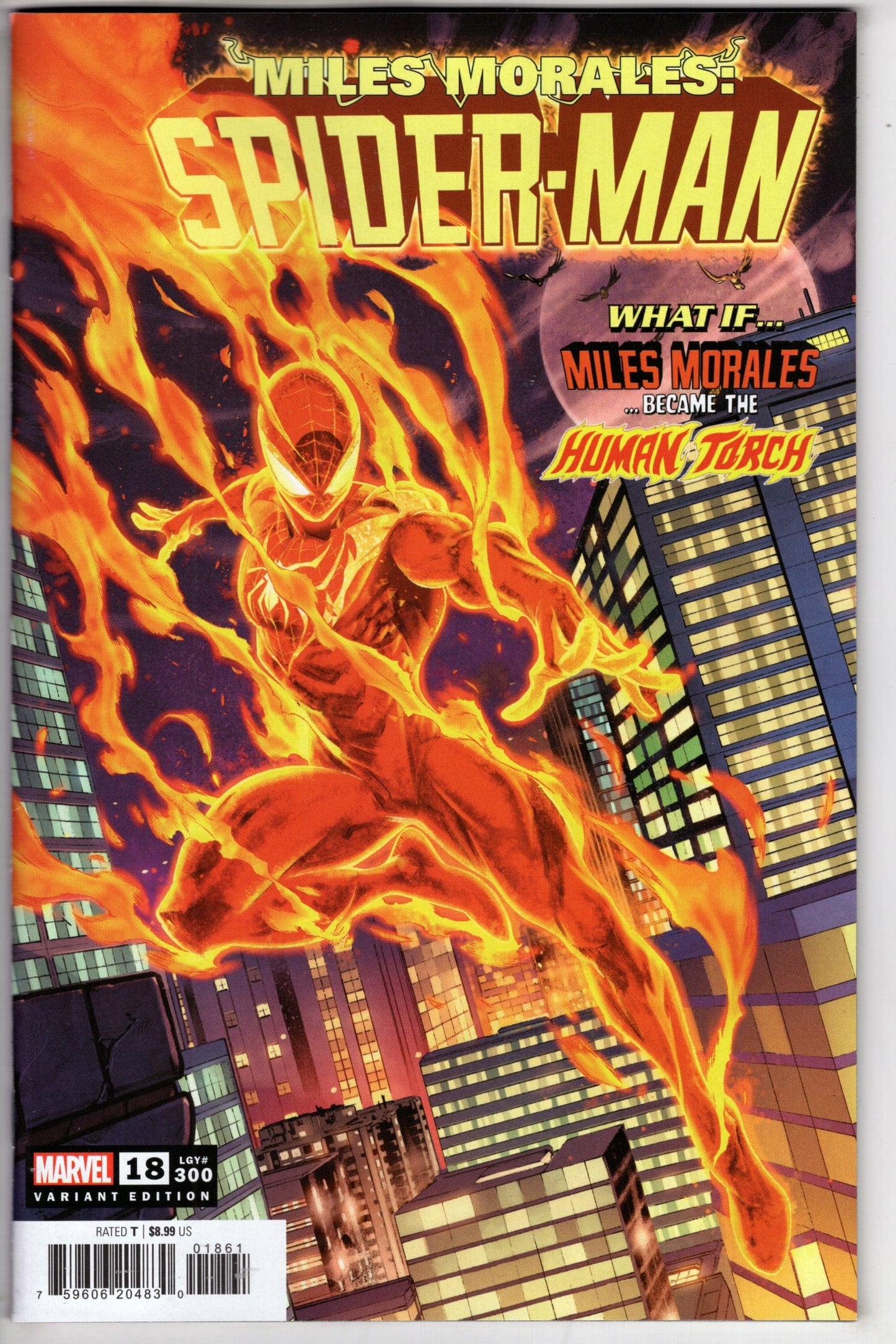 MARVEL PRH COMIC BOOK MILES MORALES SPIDER-MAN #18 IBAN COELLO WHAT IF VAR