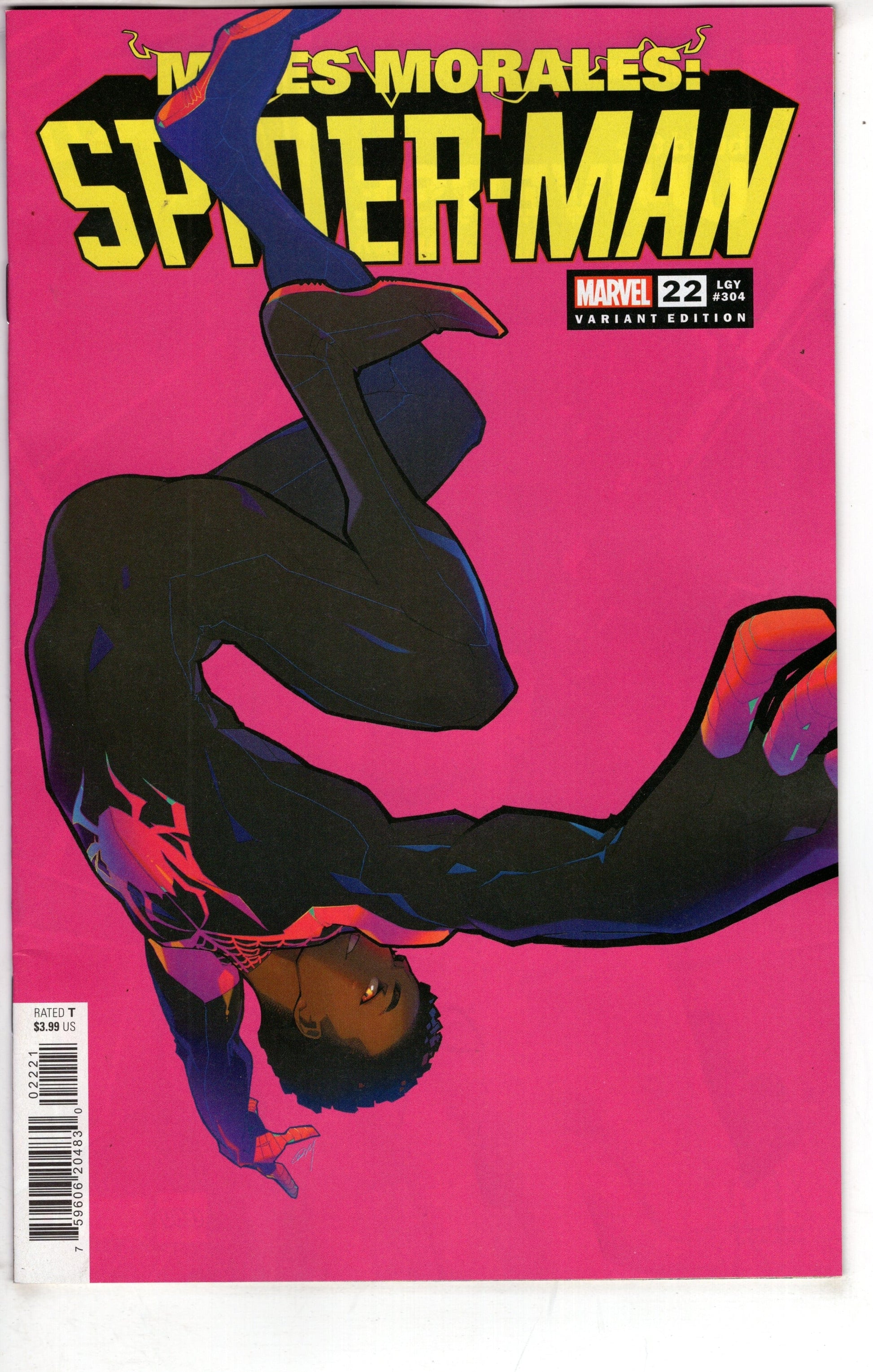 MARVEL PRH COMIC BOOK MILES MORALES SPIDER-MAN #22 ROSE BESCH VAR