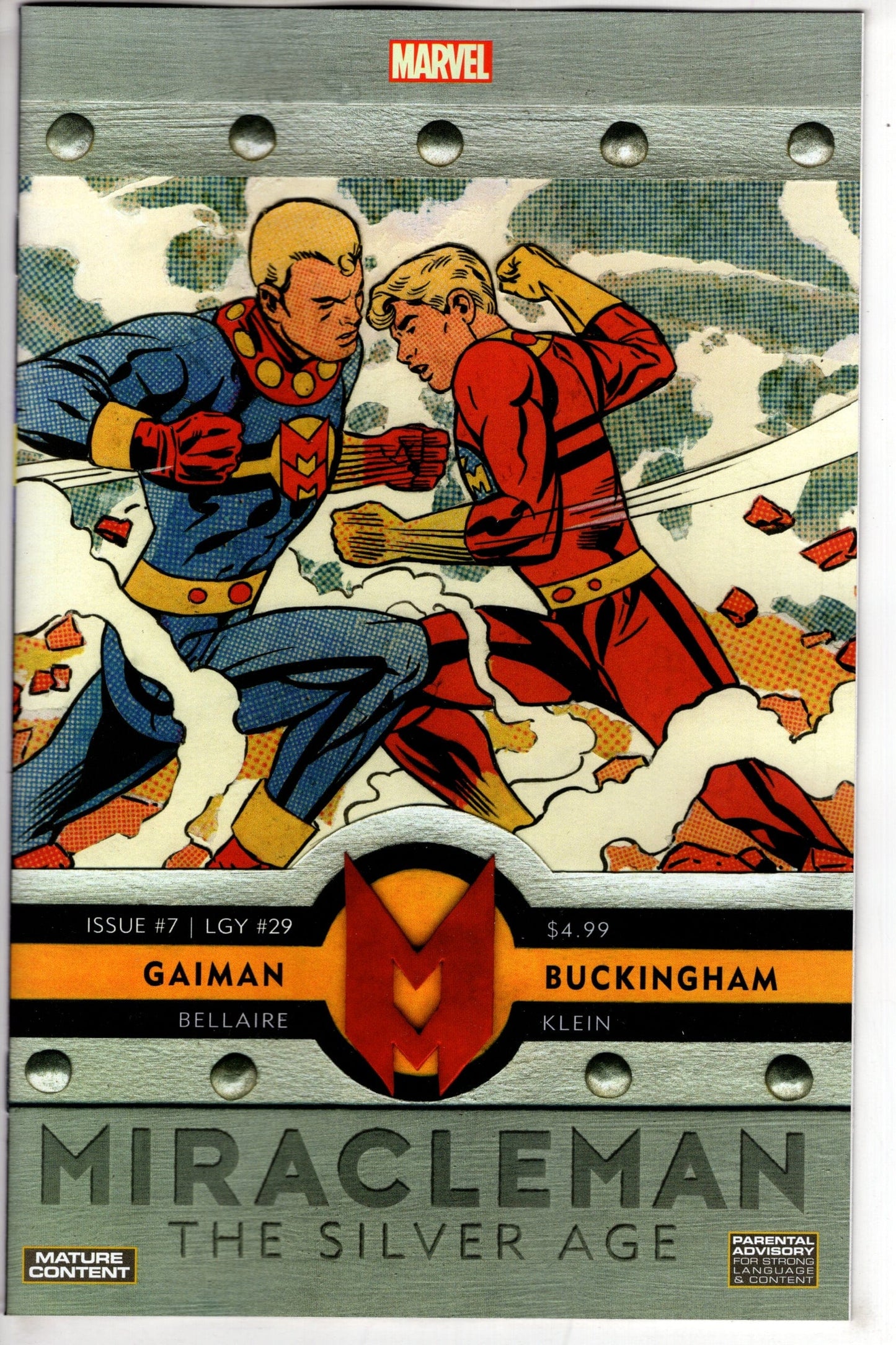 MARVEL PRH COMIC BOOK MIRACLEMAN SILVER AGE #7