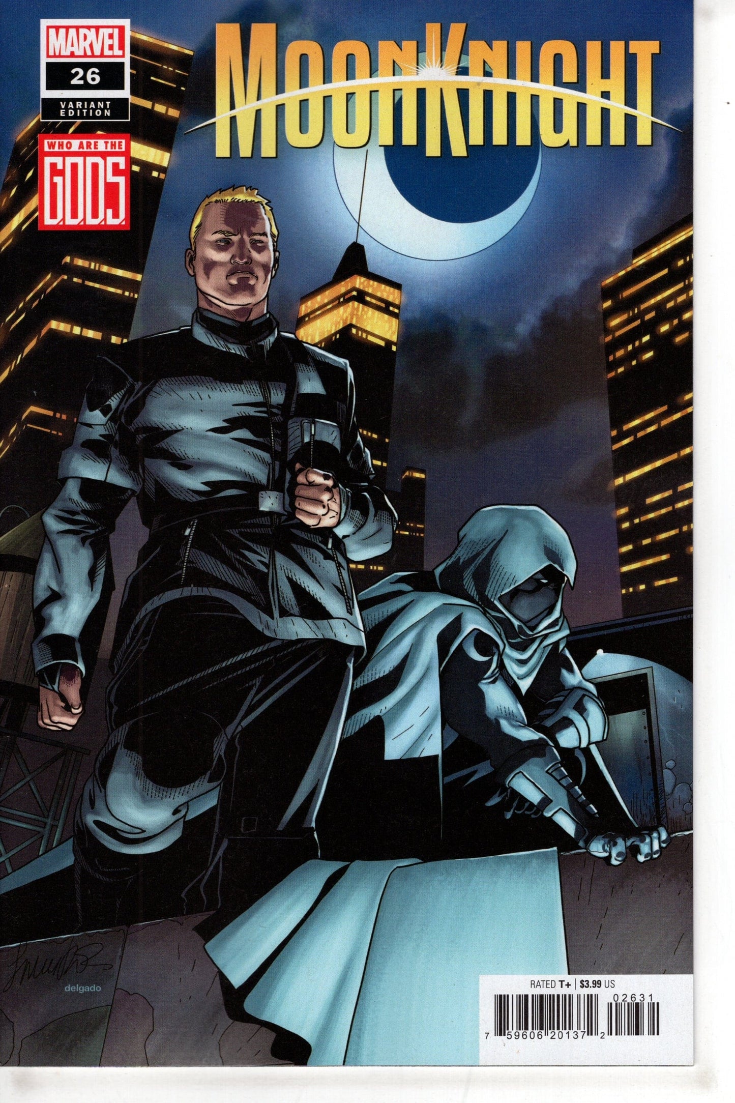 MARVEL PRH COMIC BOOK MOON KNIGHT #26 SALVADOR LARROCA GODS VAR