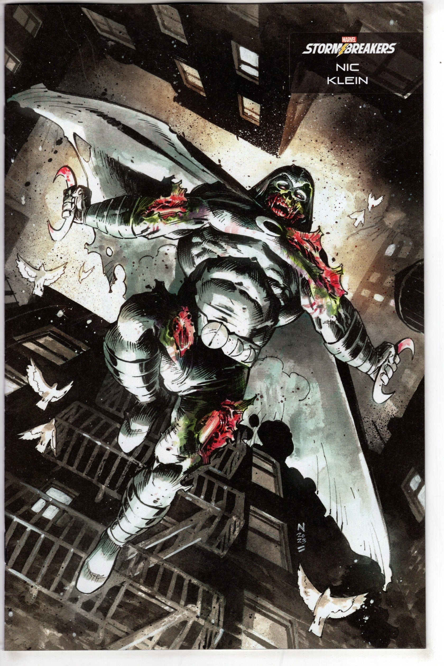 MARVEL PRH COMIC BOOK MOON KNIGHT #28 NIC KLEIN STORMBREAKERS VAR