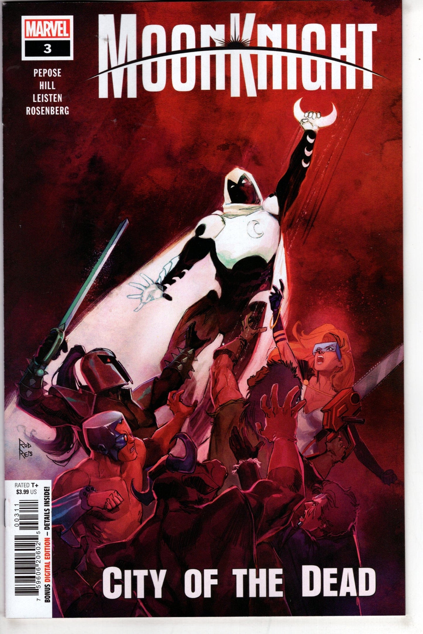 MARVEL PRH COMIC BOOK MOON KNIGHT CITY OF DEAD #3 (OF 5)