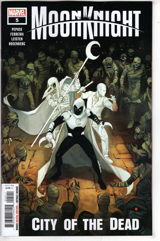 MARVEL PRH COMIC BOOK MOON KNIGHT CITY OF DEAD #5 (OF 5)