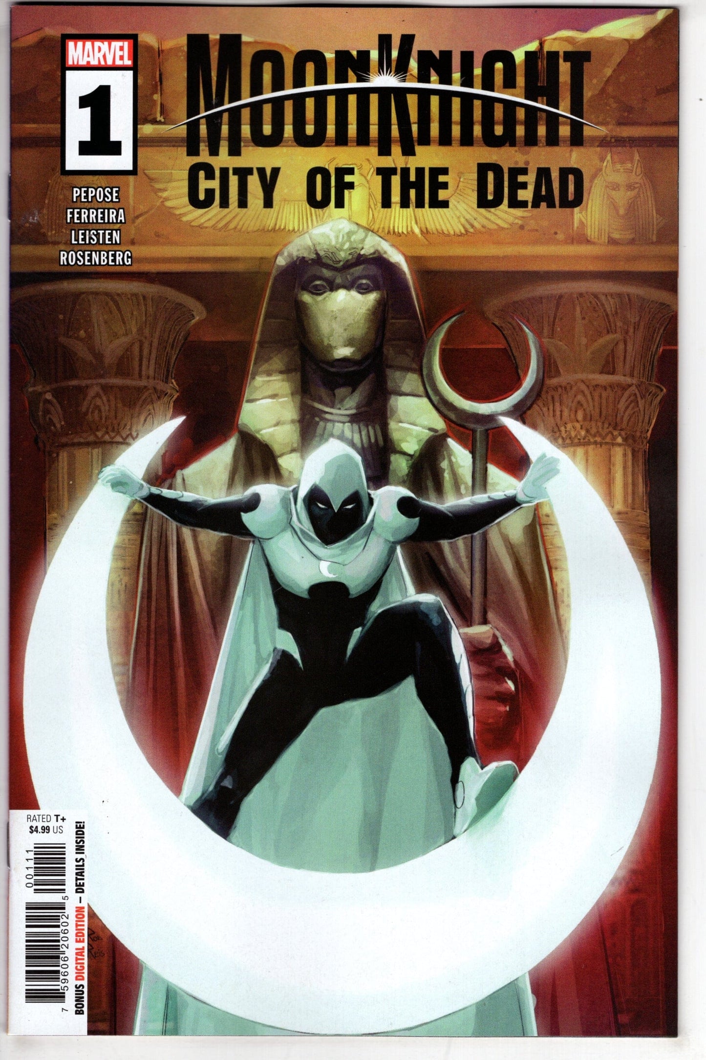 MARVEL PRH COMIC BOOK MOON KNIGHT CITY OF THE DEAD #1 (OF 5)