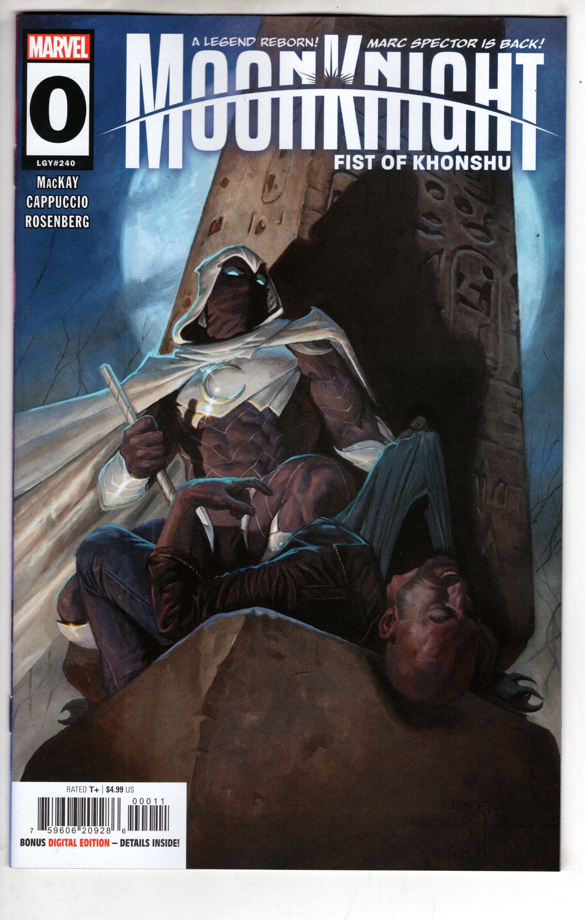 MARVEL PRH COMIC BOOK MOON KNIGHT FIST OF KHONSHU #0