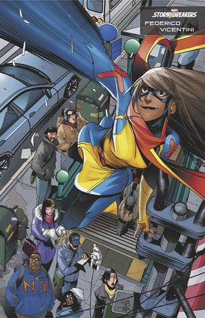 MARVEL PRH COMIC BOOK MS. MARVEL: MUTANT MENACE #1 FEDERICO VICENTINI STORMBREAKERS VARIANT (VF/NM)