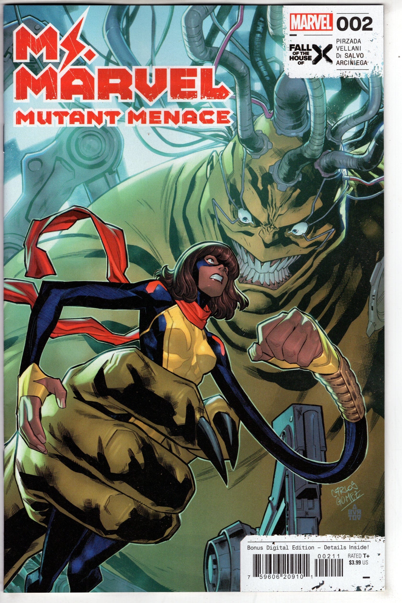 MARVEL PRH COMIC BOOK MS MARVEL MUTANT MENACE #2