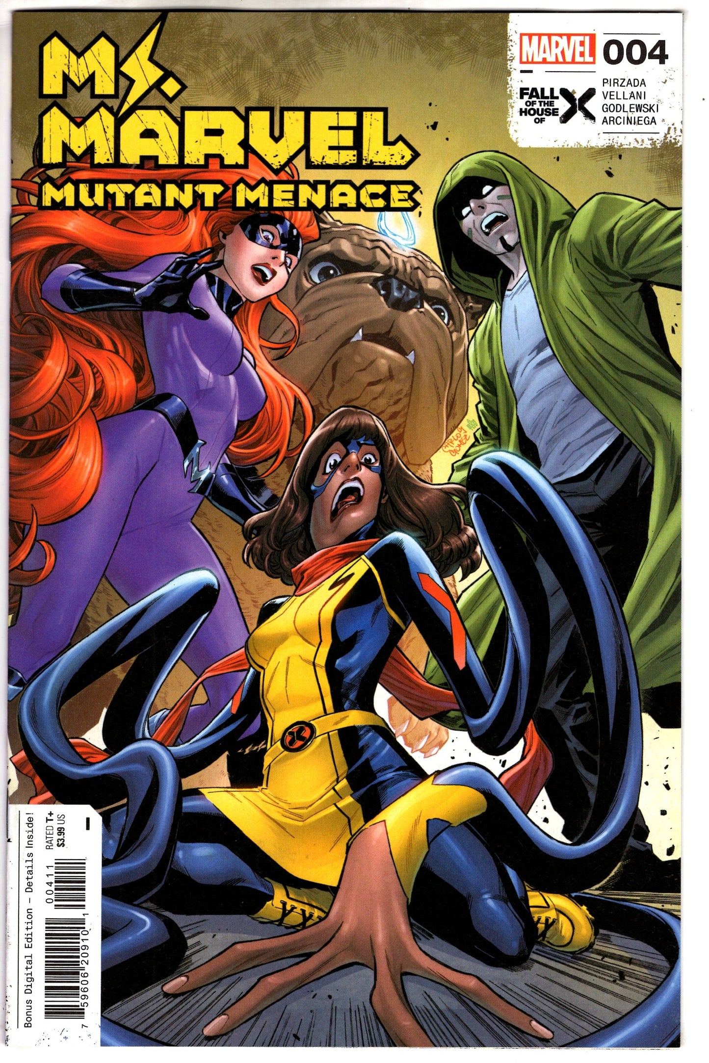 MARVEL PRH COMIC BOOK MS MARVEL MUTANT MENACE #4