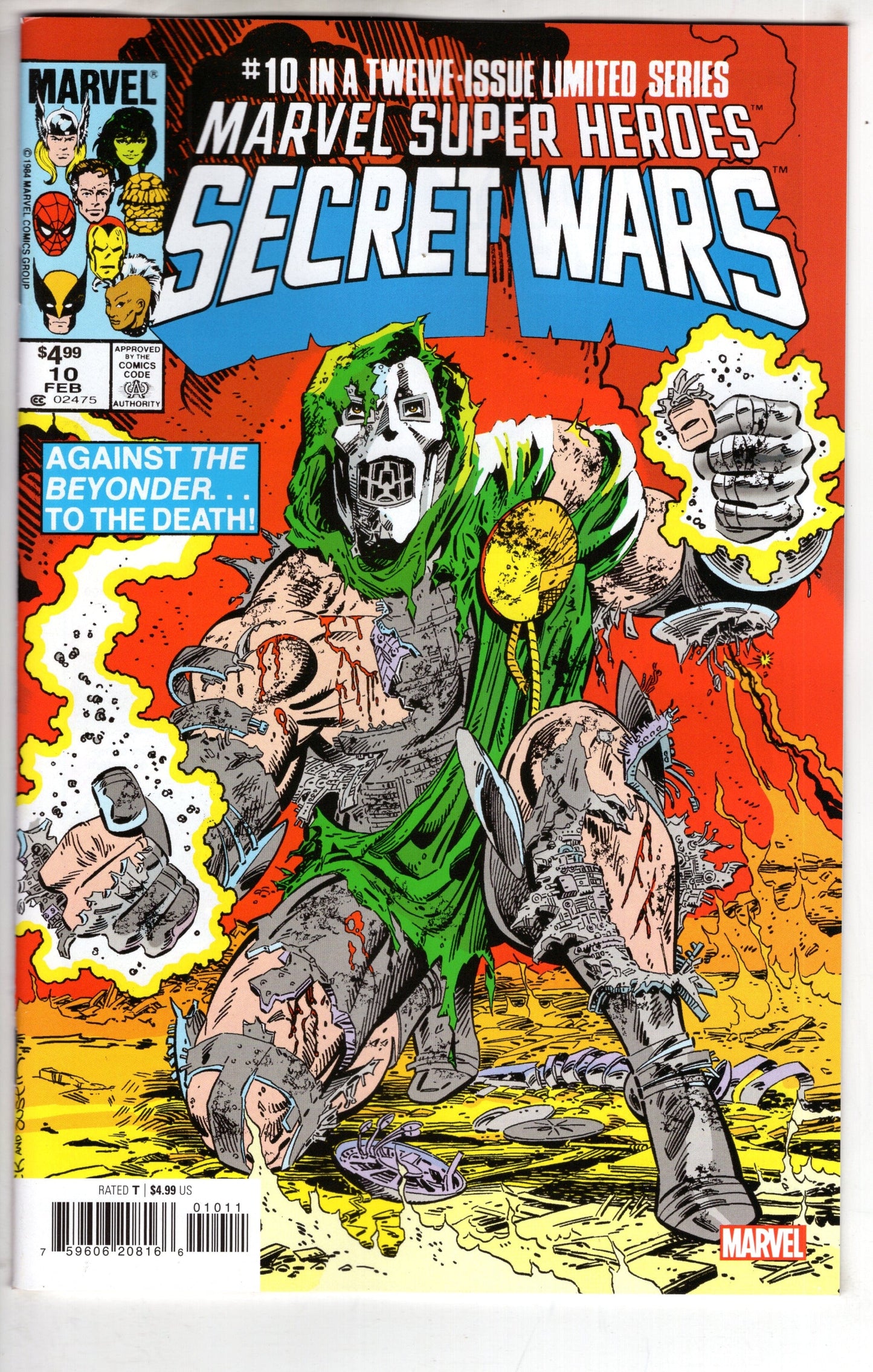 MARVEL PRH COMIC BOOK MSH SECRET WARS #10 FACSIMILE ED