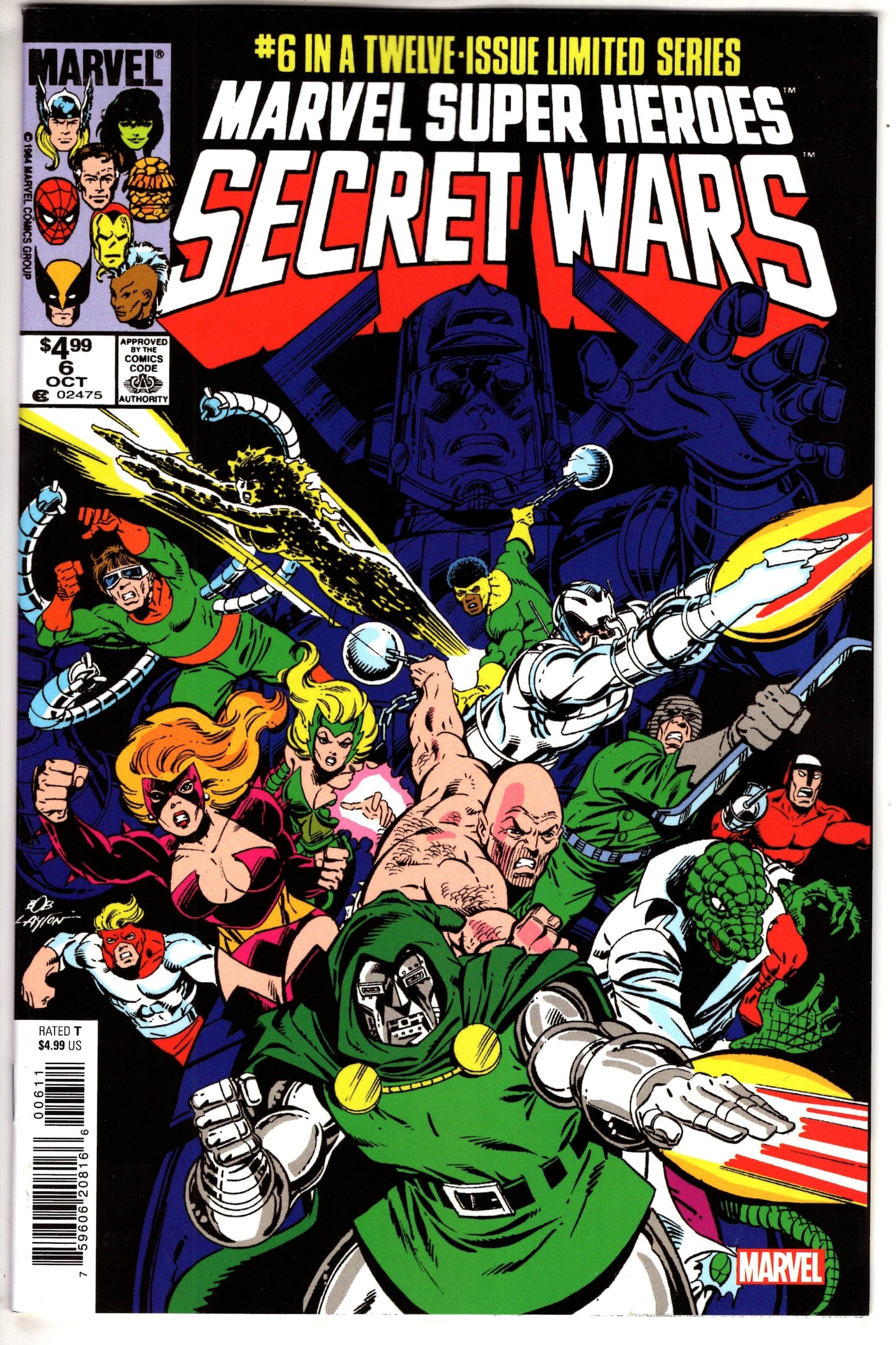 MARVEL PRH COMIC BOOK MSH SECRET WARS #6 FACSIMILE ED