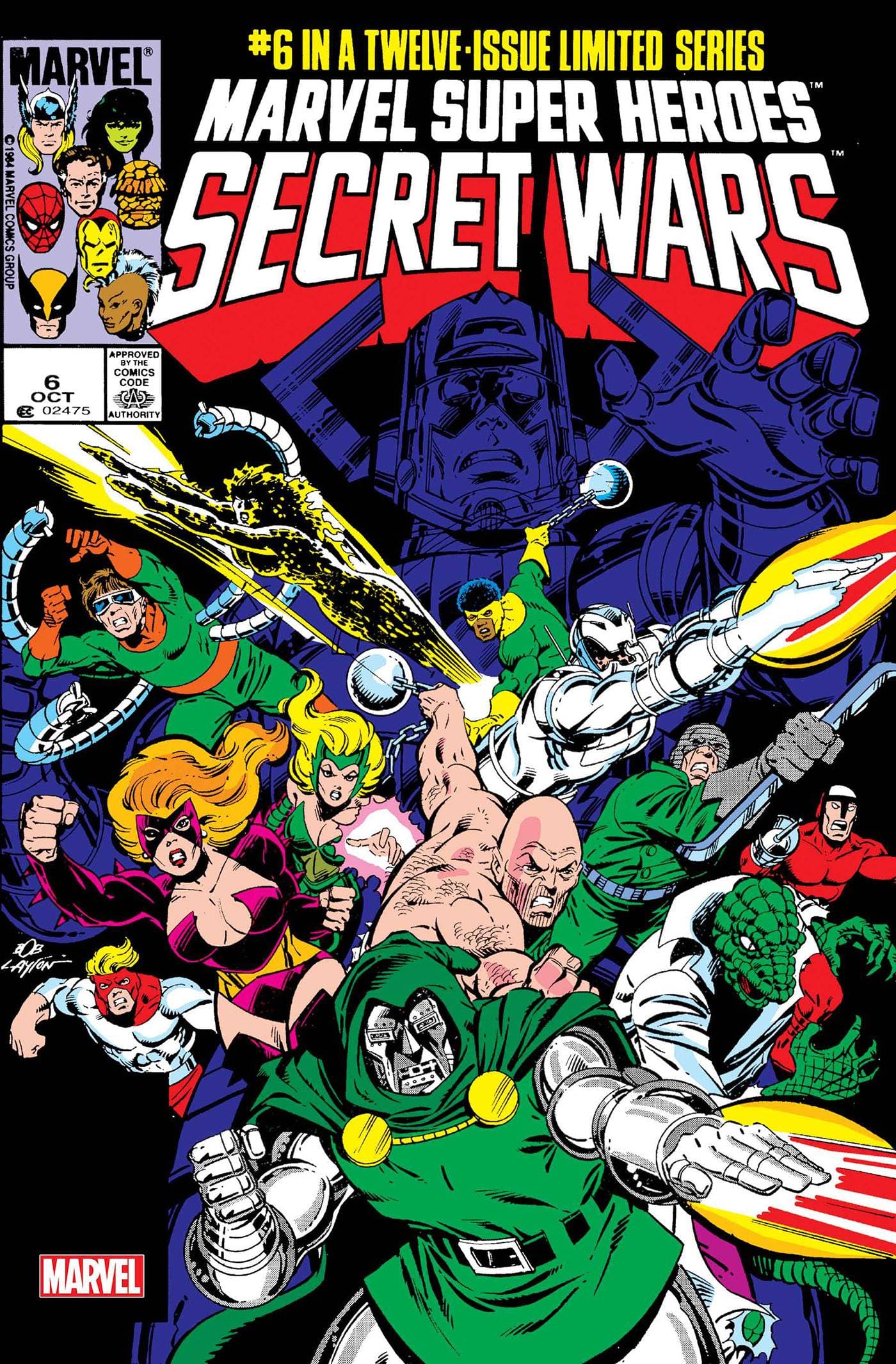MARVEL PRH COMIC BOOK MSH SECRET WARS #6 FACSIMILE ED FOIL VAR
