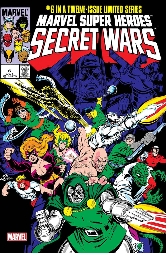 MARVEL PRH COMIC BOOK MSH SECRET WARS #6 FACSIMILE ED FOIL VAR