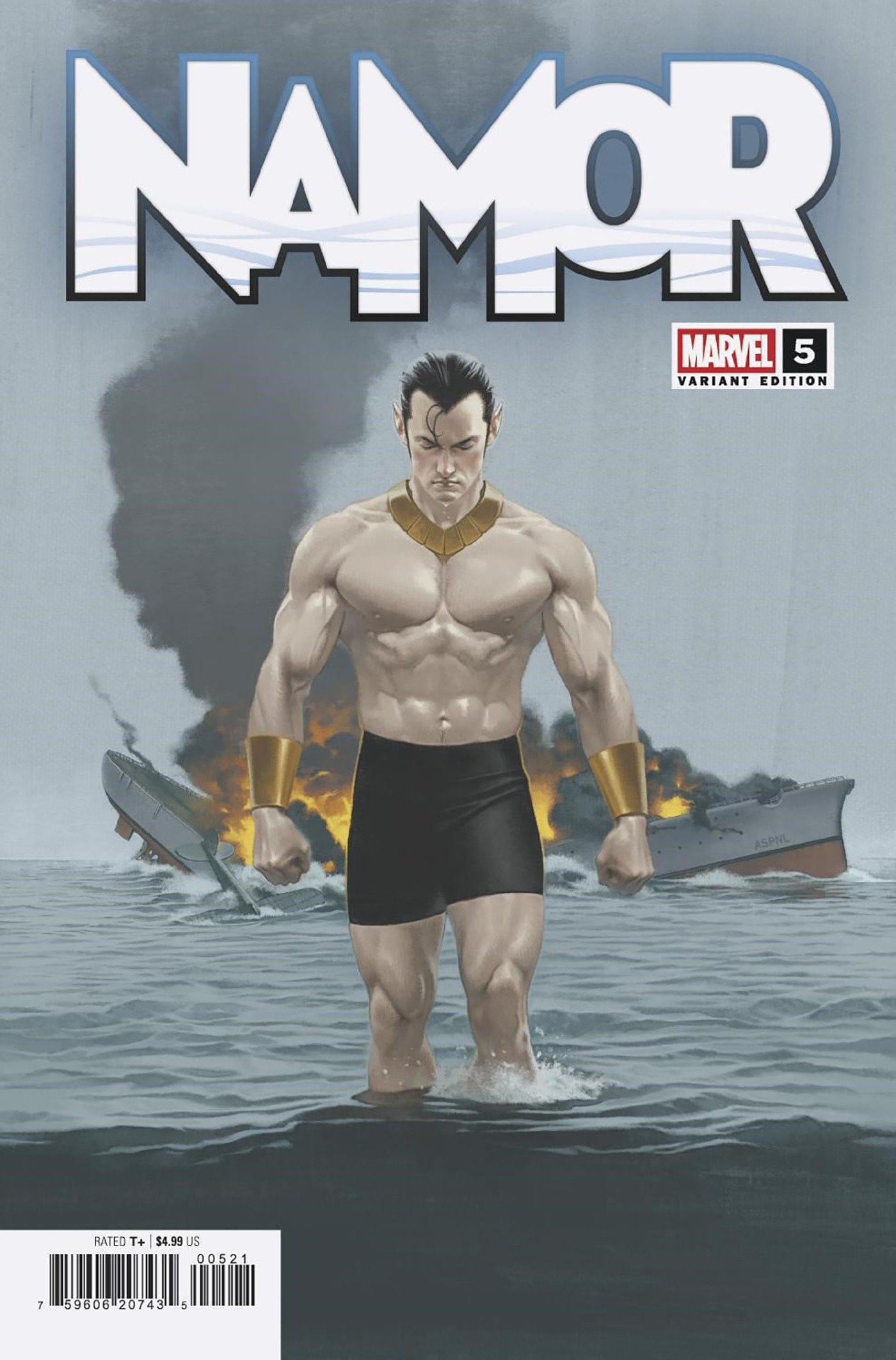 MARVEL PRH COMIC BOOK Namor #5 Marc Aspinall Variant (VF/NM)