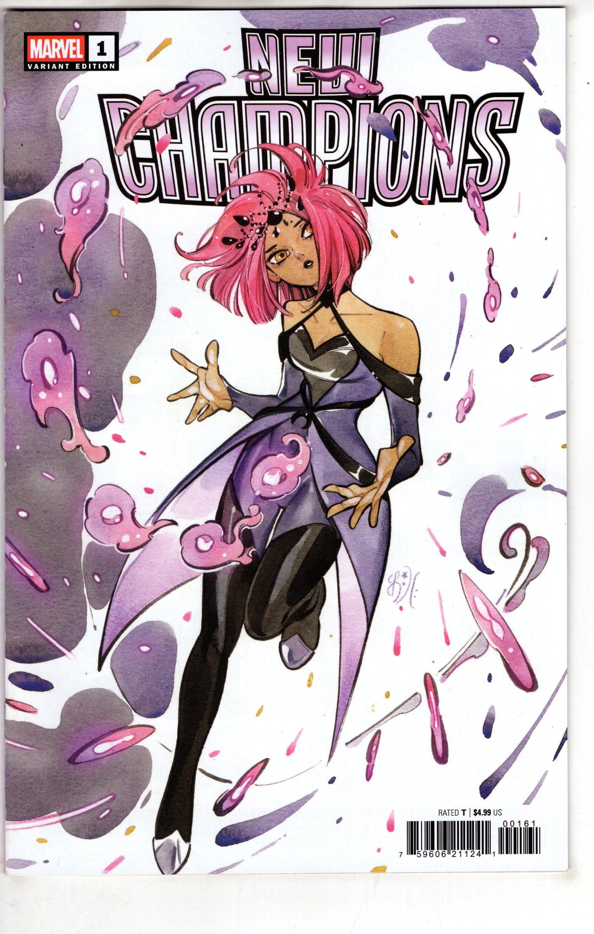 MARVEL PRH COMIC BOOK New Champions #1 Peach Momoko Variant