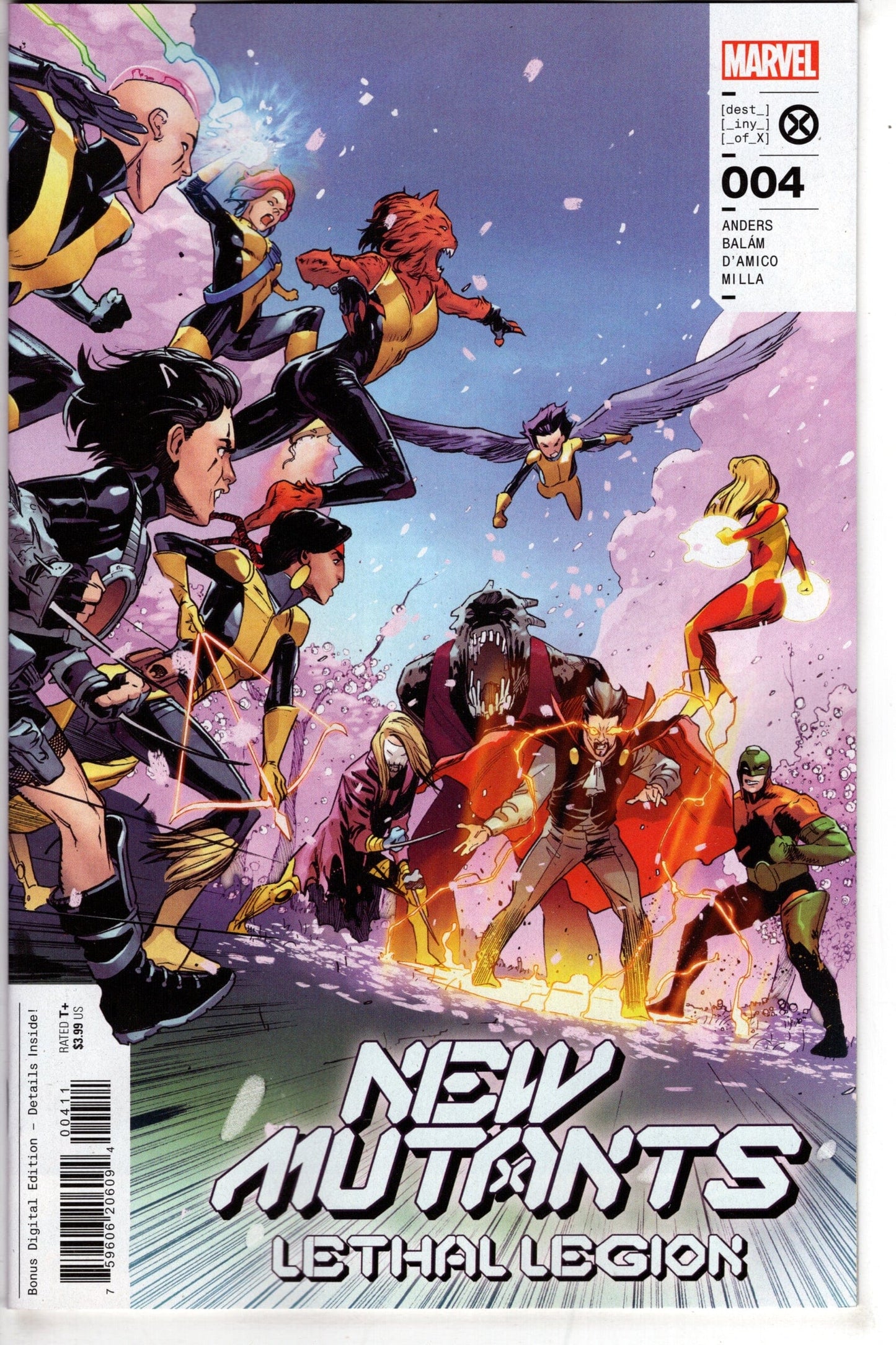 MARVEL PRH COMIC BOOK NEW MUTANTS LETHAL LEGION #4 (OF 5)