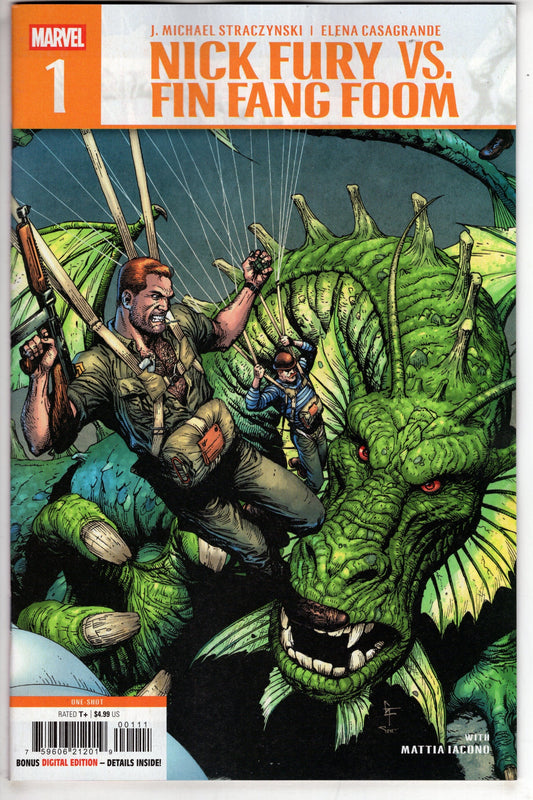 MARVEL PRH COMIC BOOK NICK FURY VS FIN FANG FOOM #1