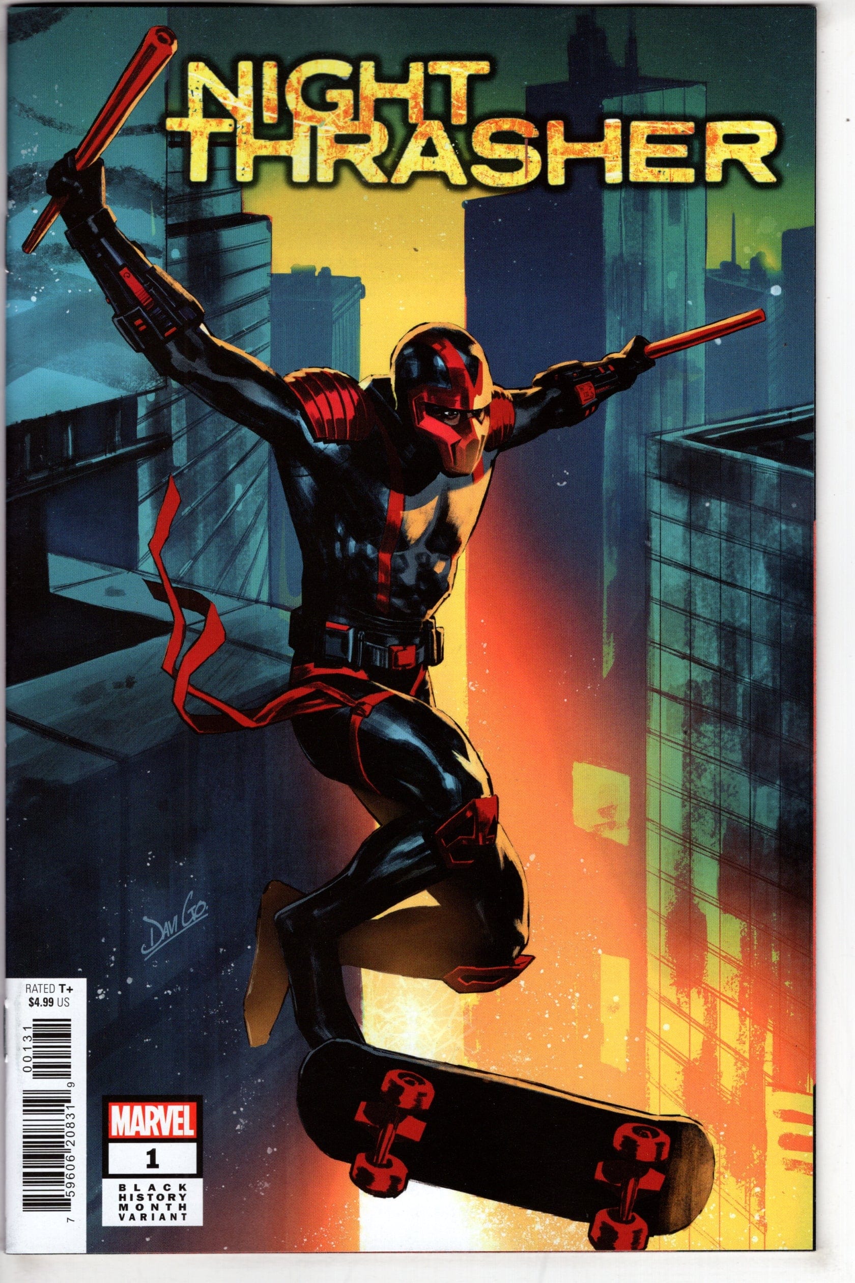 MARVEL PRH COMIC BOOK NIGHT THRASHER #1 DAVI GO BLACK HISTORY MONTH VAR