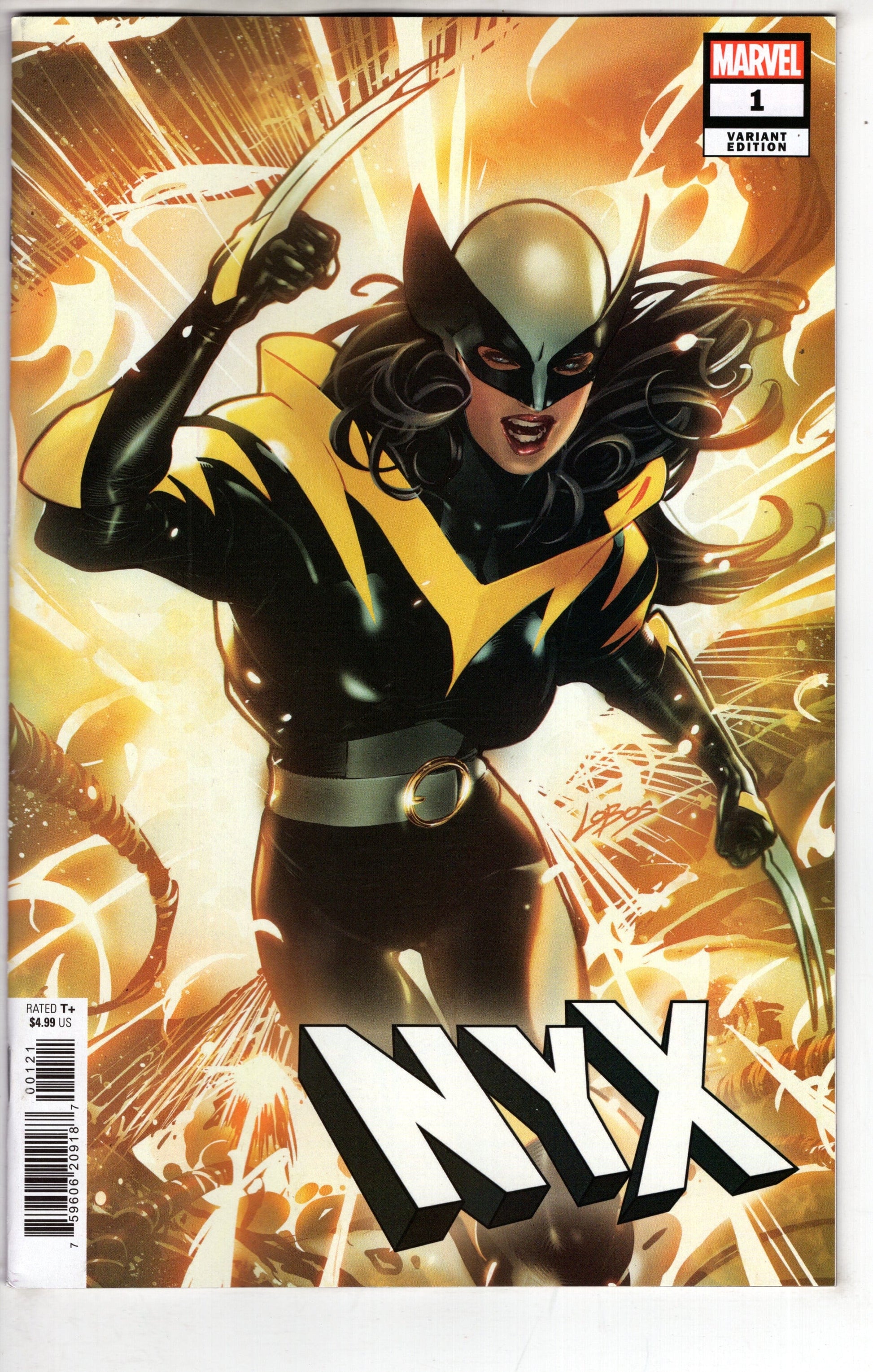 MARVEL PRH COMIC BOOK NYX #1 PABLO VILLALOBOS VAR