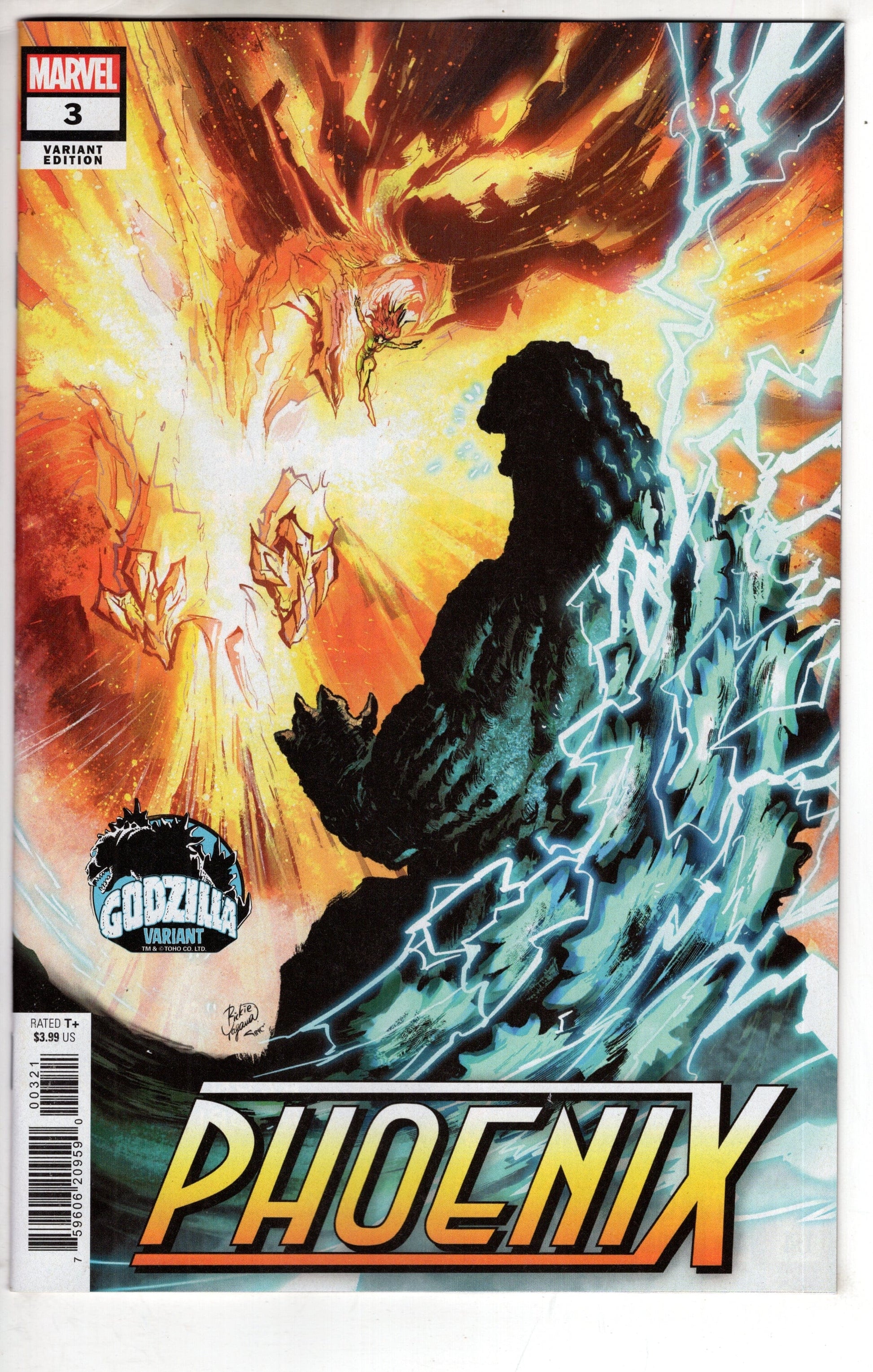 MARVEL PRH COMIC BOOK PHOENIX #3 RICKIE YAGAWA GODZILLA VAR