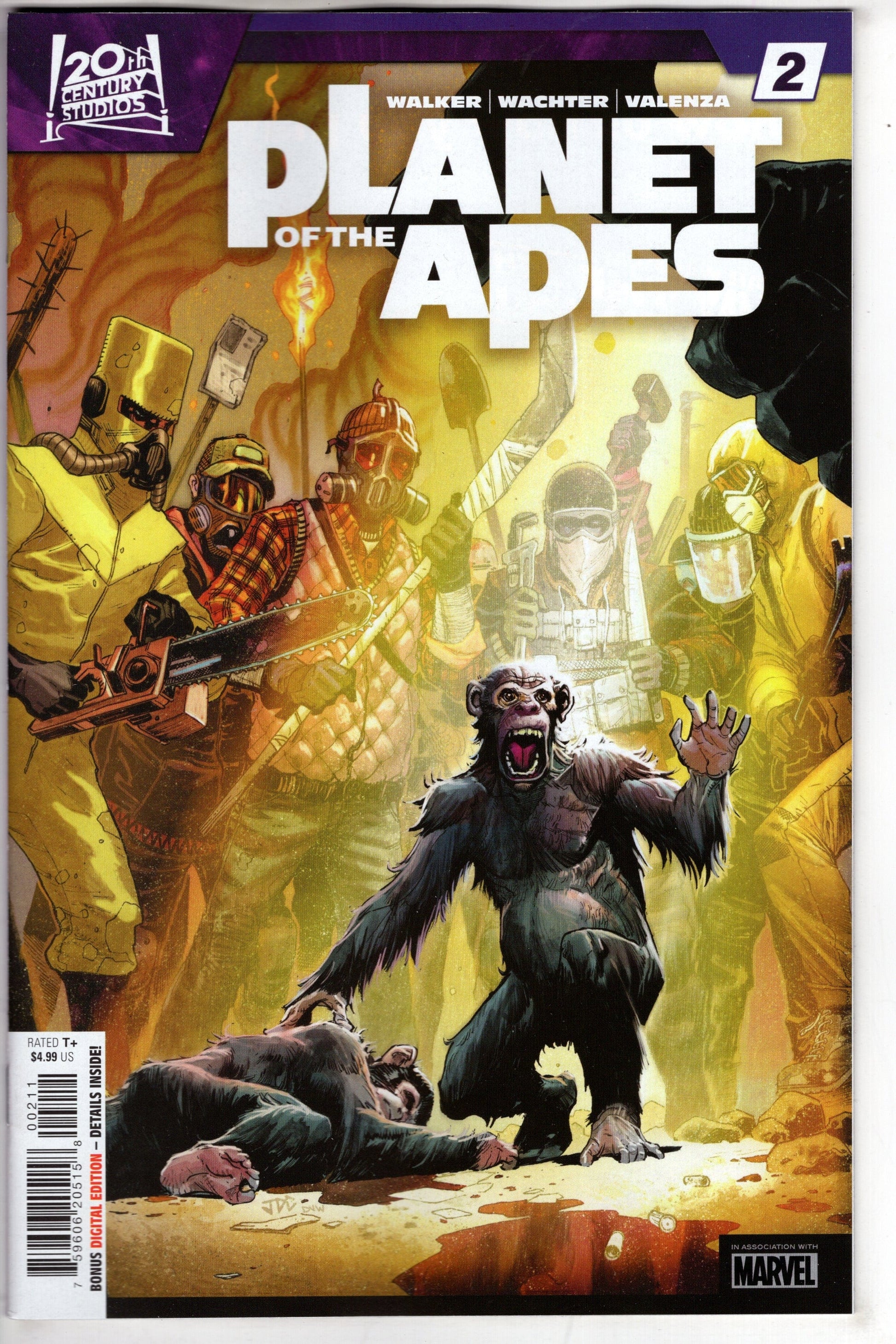 MARVEL PRH COMIC BOOK PLANET OF THE APES #2