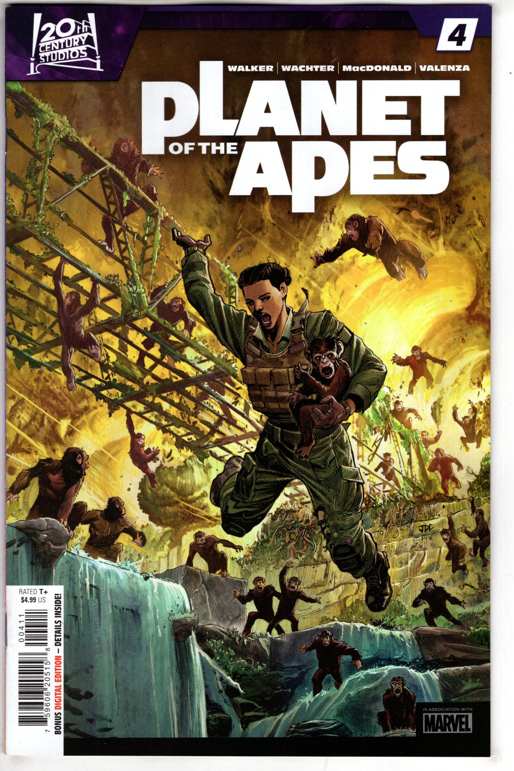 MARVEL PRH COMIC BOOK PLANET OF THE APES #4