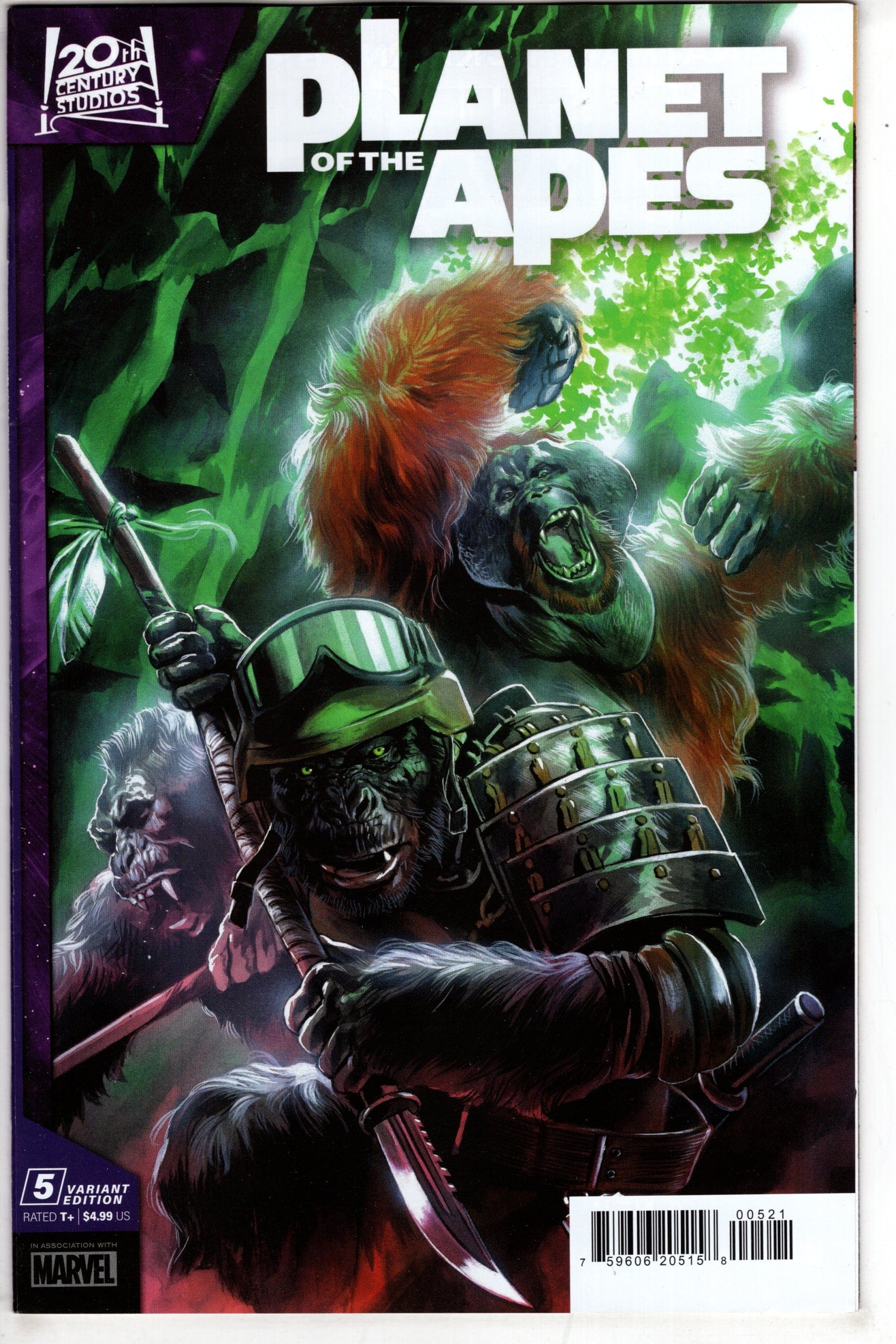 MARVEL PRH COMIC BOOK PLANET OF THE APES #5 FELIPE MASSAFERA VAR