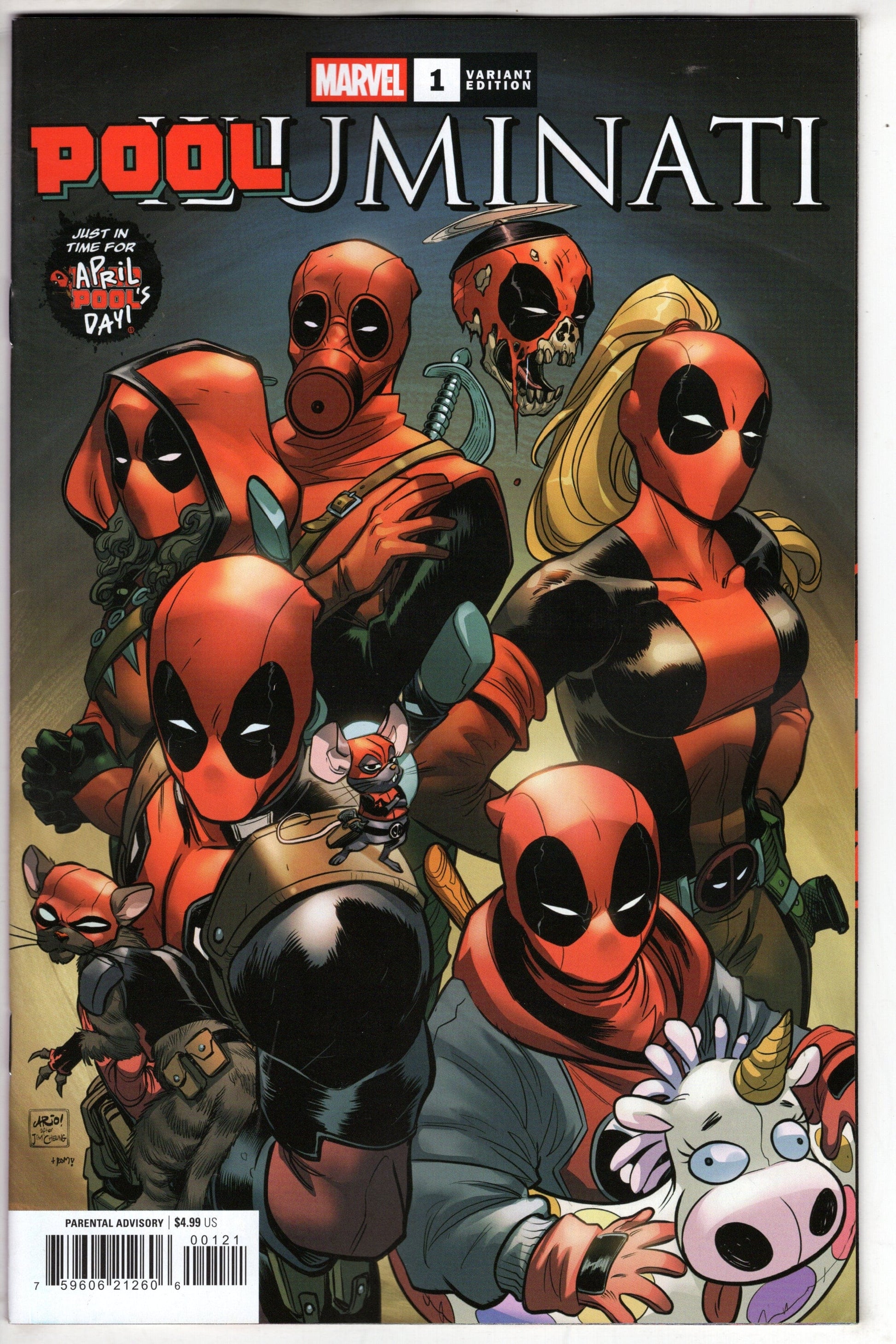 MARVEL PRH COMIC BOOK POOLUMINATI #1 ARIO ANINDITO HOMAGE VAR