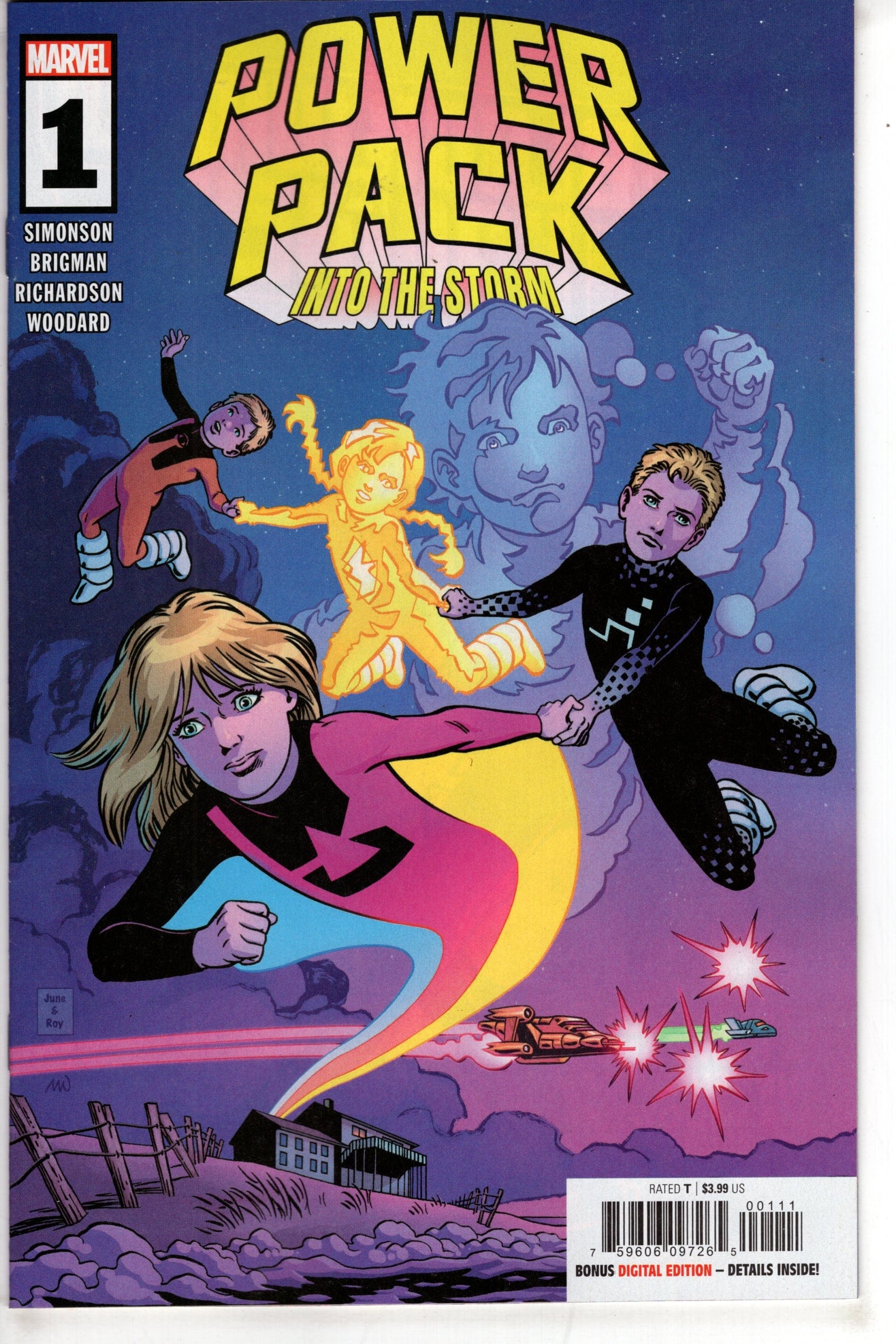 MARVEL PRH COMIC BOOK POWER PACK INTO THE STORM #1