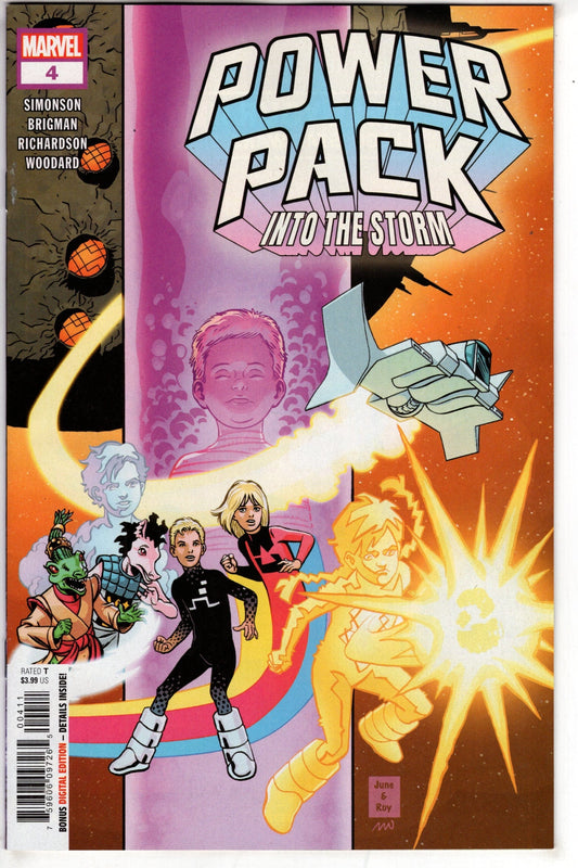 MARVEL PRH COMIC BOOK POWER PACK INTO THE STORM #4