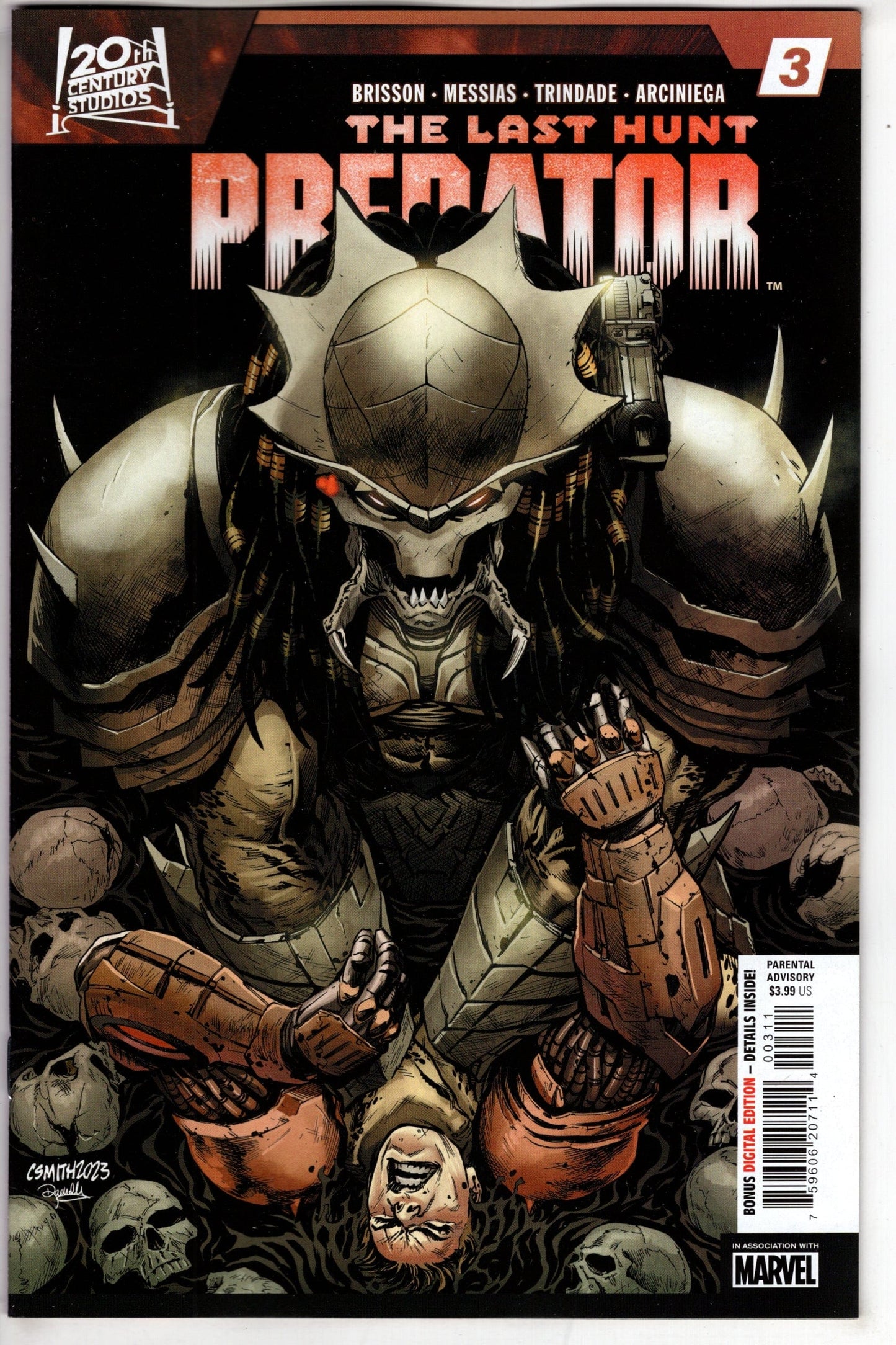MARVEL PRH COMIC BOOK PREDATOR LAST HUNT #3