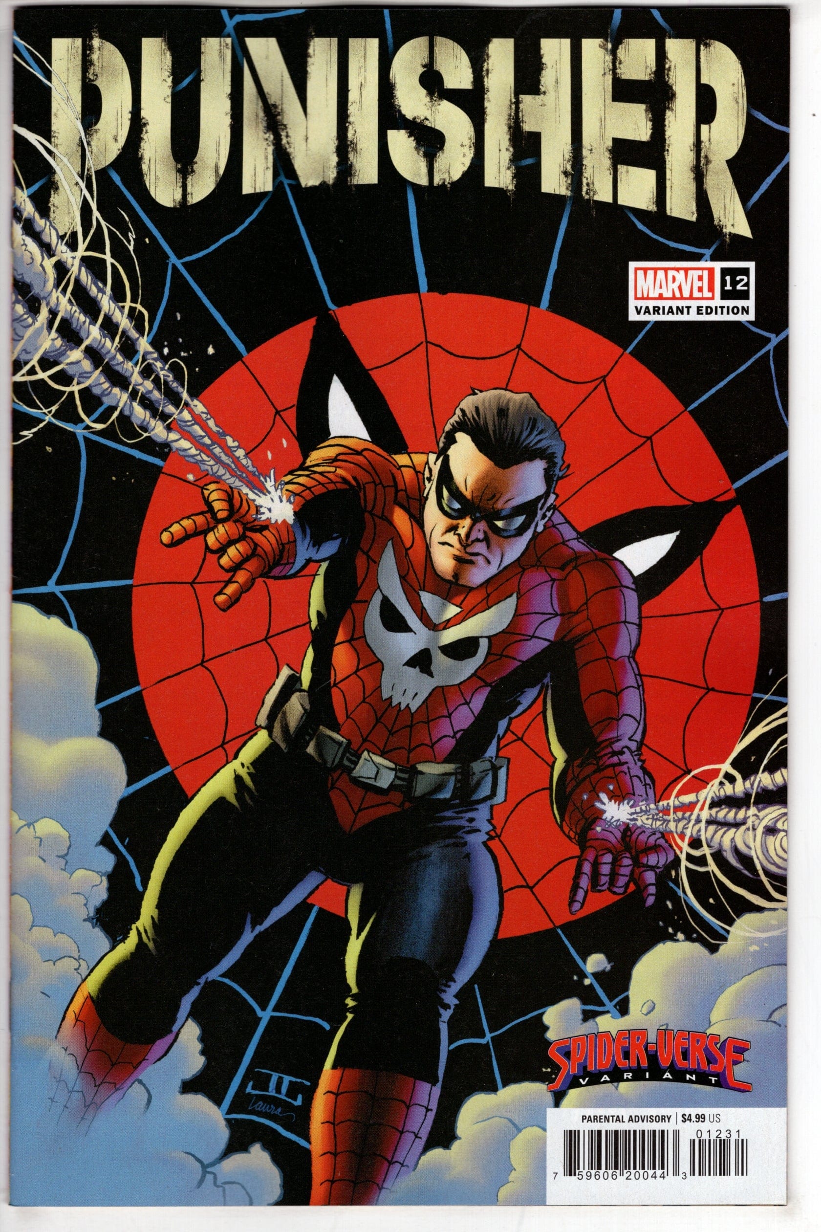 MARVEL PRH COMIC BOOK PUNISHER #12 CASSADAY SPIDER-VERSE VAR