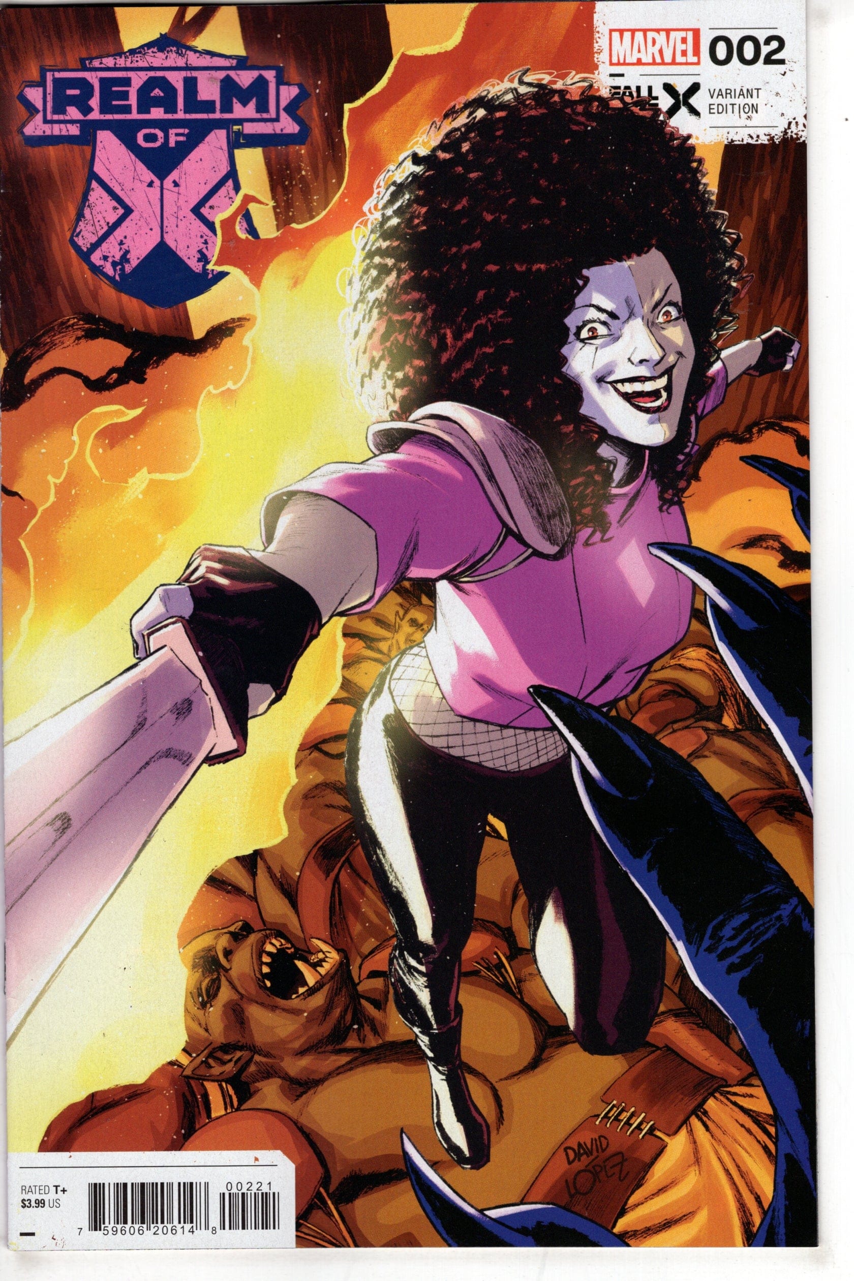 MARVEL PRH COMIC BOOK REALM OF X #2 (OF 4) DAVID LOPEZ VAR
