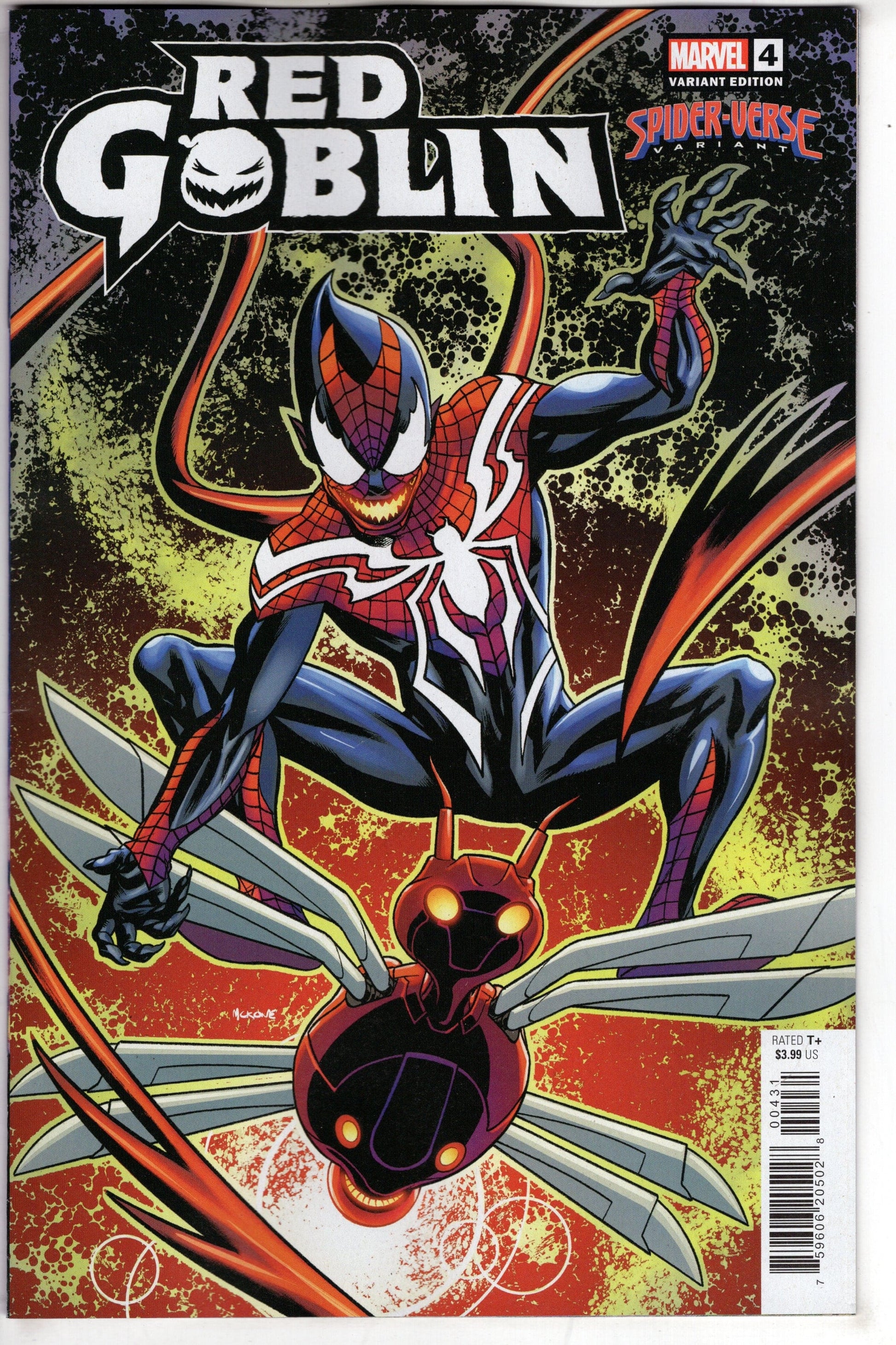 MARVEL PRH COMIC BOOK RED GOBLIN #4 MIKE MCKONE SPIDER-VERSE VAR