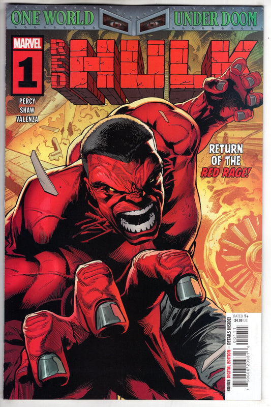 MARVEL PRH COMIC BOOK RED HULK #1