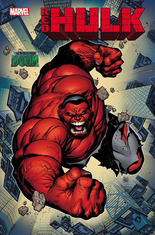 MARVEL PRH COMIC BOOK RED HULK #1 ADAM KUBERT FOIL VAR