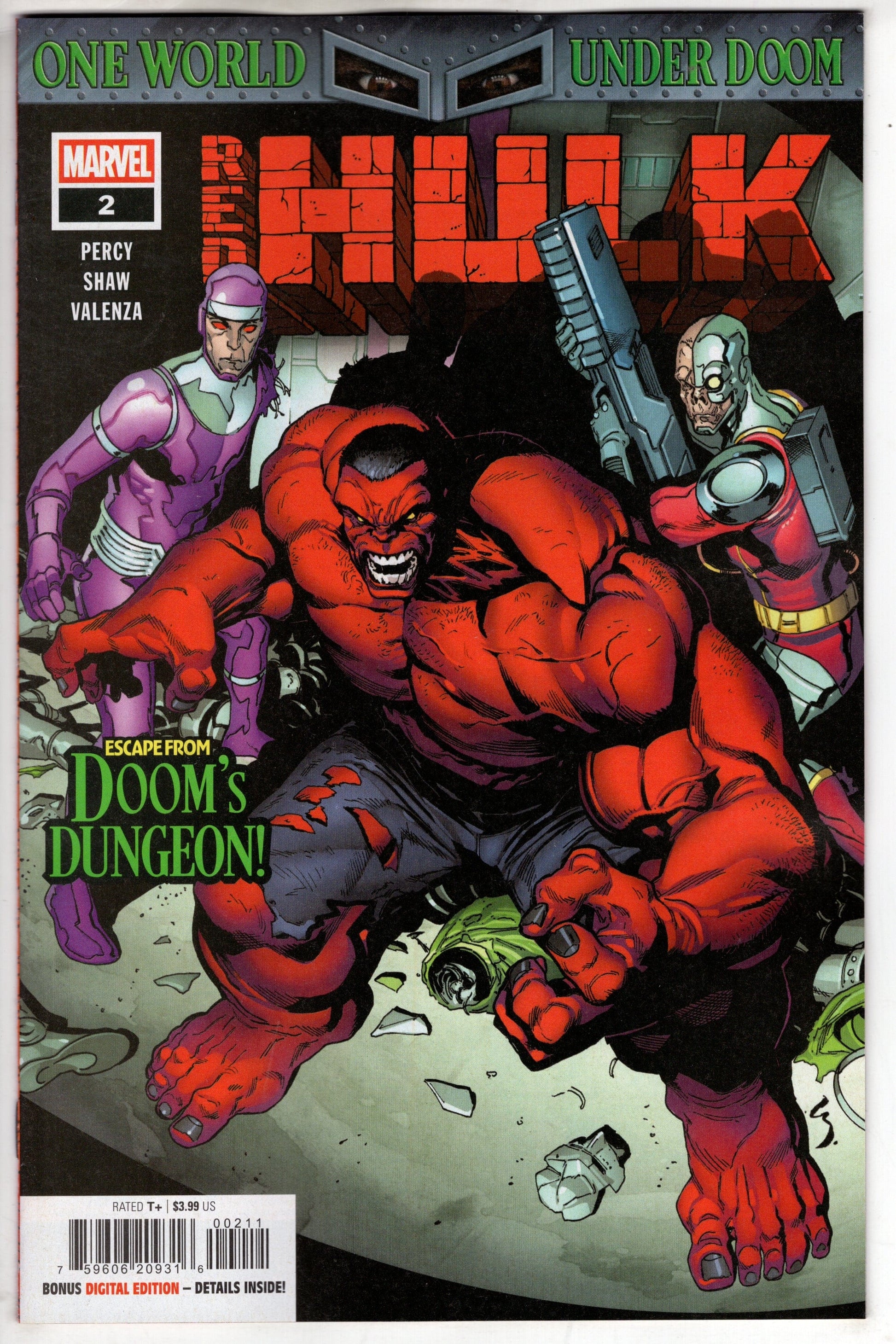 MARVEL PRH COMIC BOOK RED HULK #2