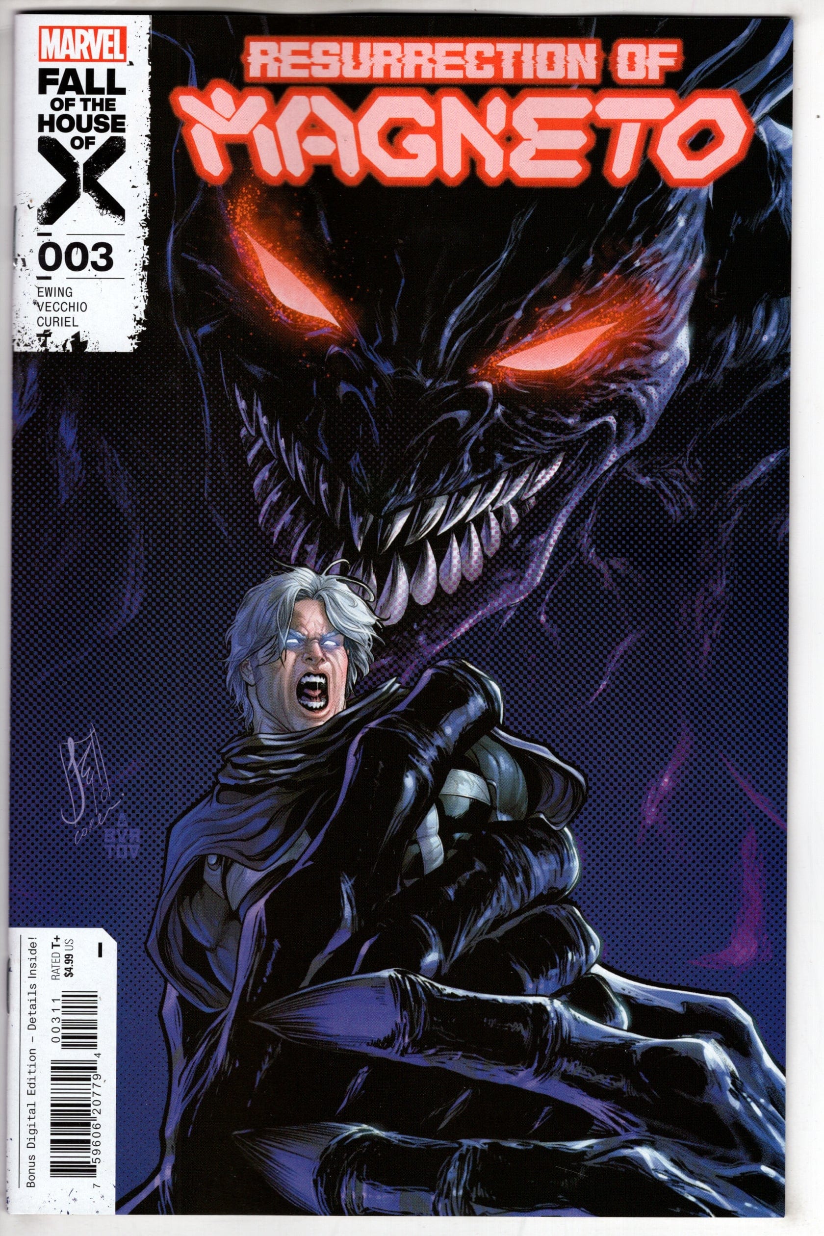 MARVEL PRH COMIC BOOK RESURRECTION OF MAGNETO #3