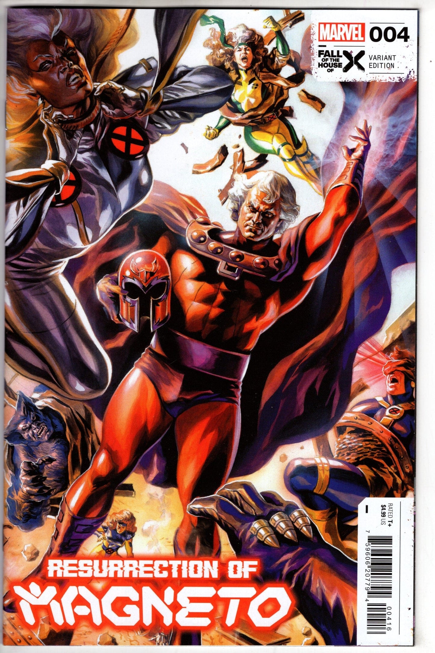 MARVEL PRH COMIC BOOK RESURRECTION OF MAGNETO #4 VARIANT