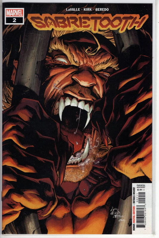 MARVEL PRH COMIC BOOK Sabretooth #2 (Of 5)