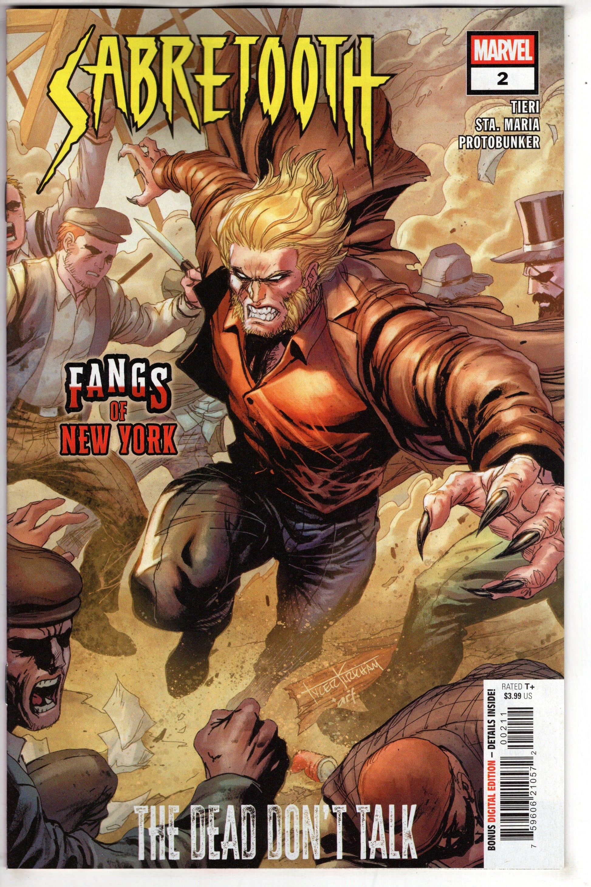 MARVEL PRH COMIC BOOK Sabretooth: The Dead Don'T Talk #2